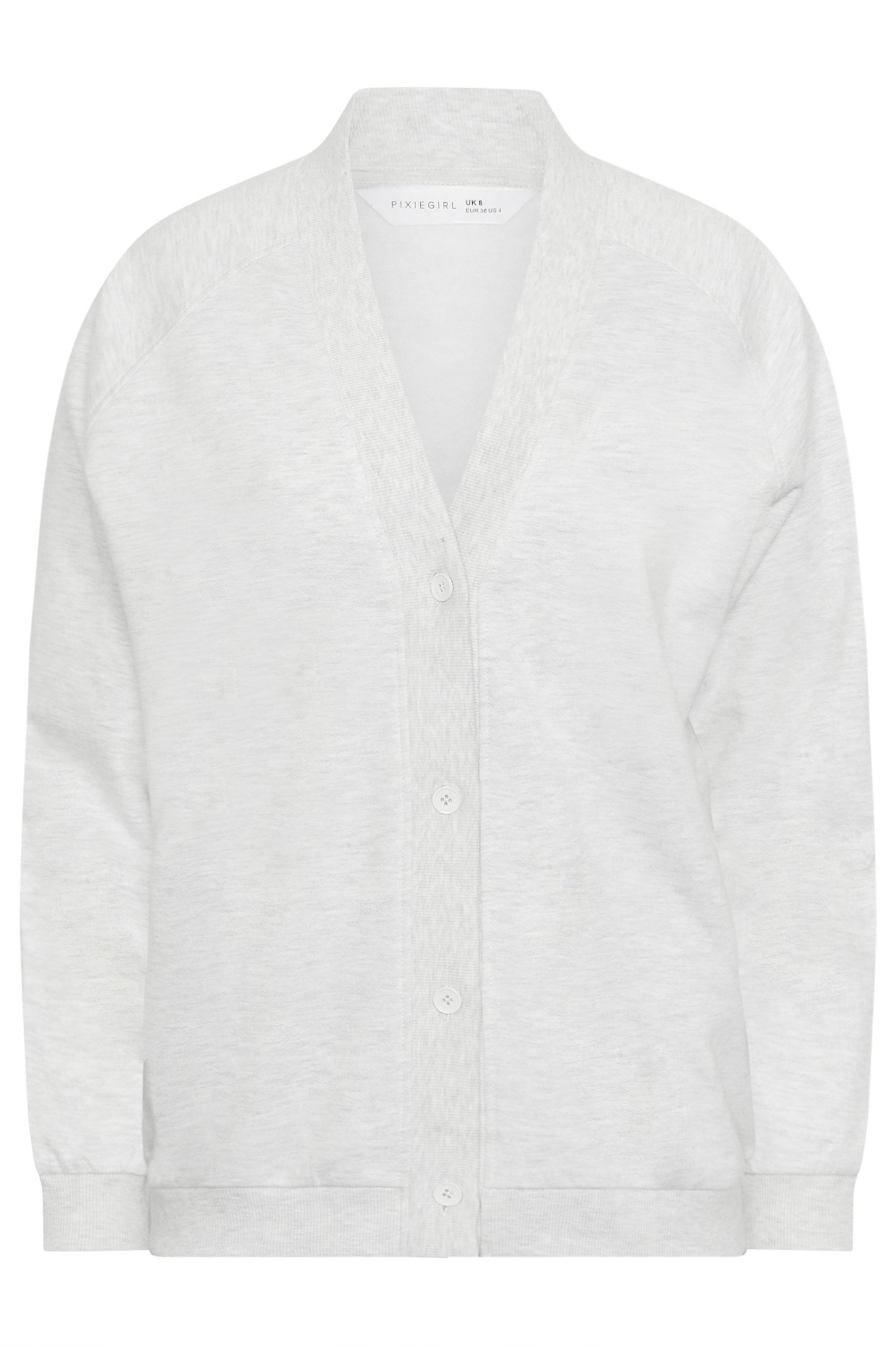 PixieGirl Petite Women's Grey Marl Cardigan | PixieGirl 5