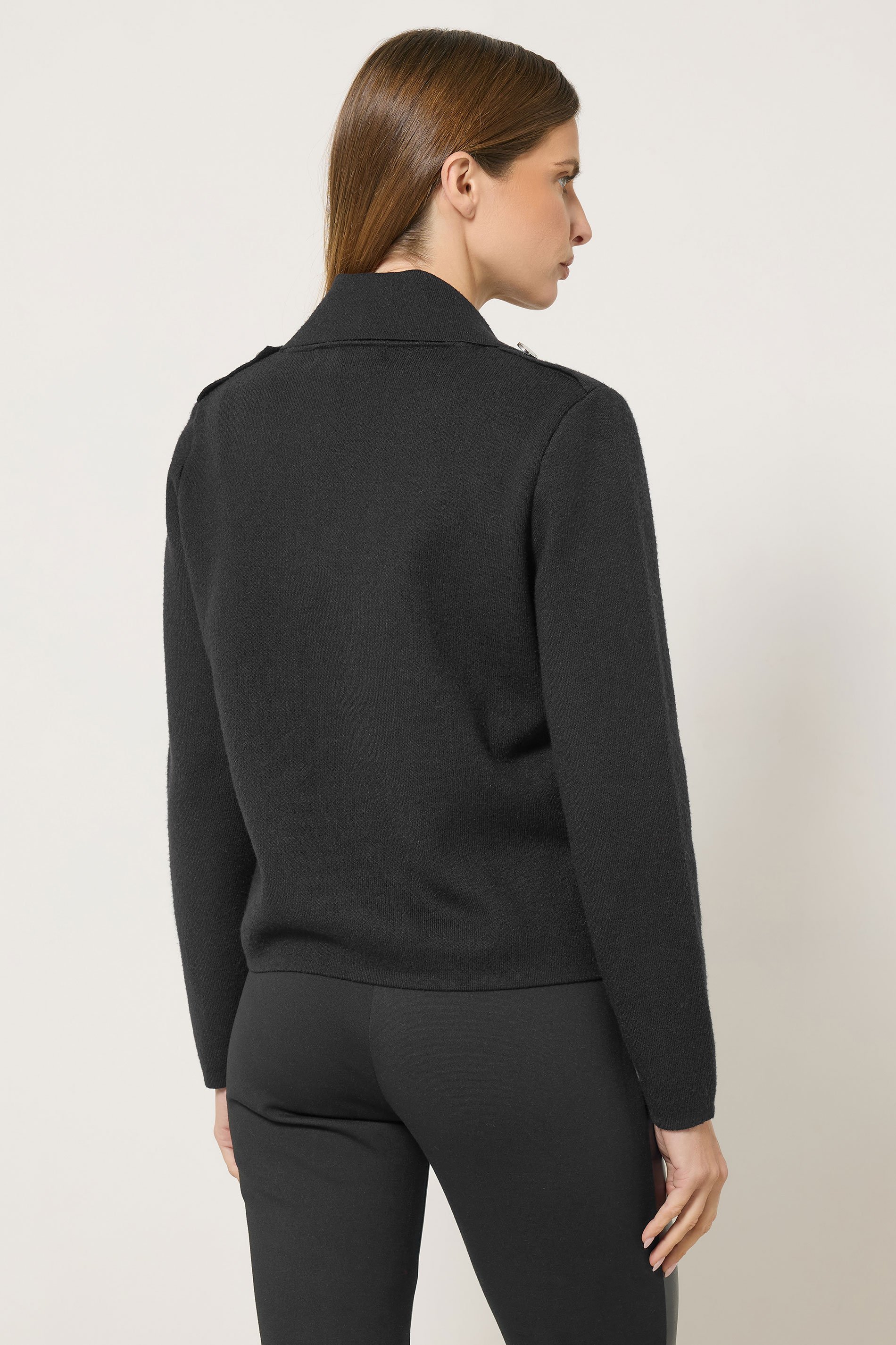 STAR Black Military Button Cardigan | StarByJM 3