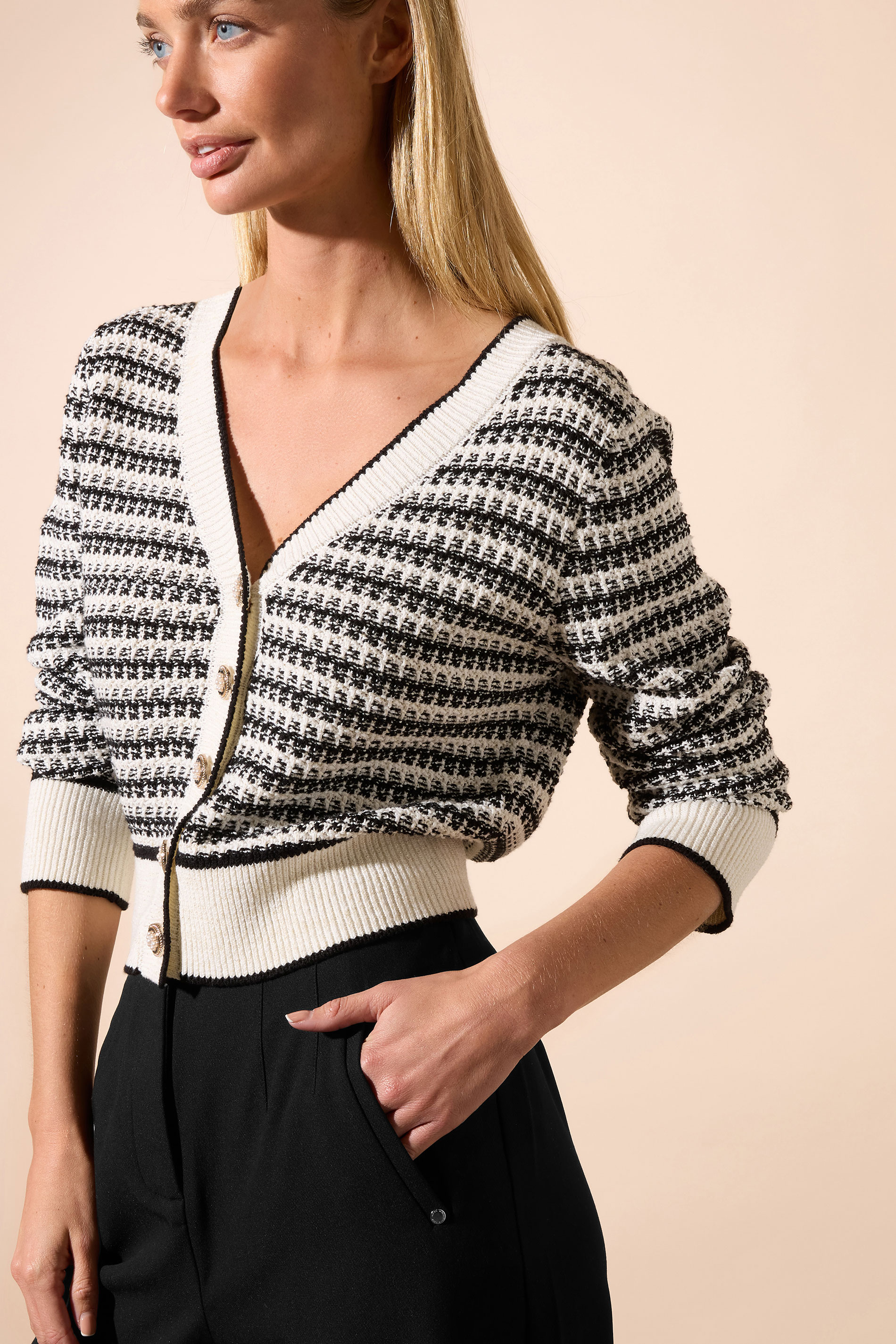 STAR Black Wide Leg Trousers | StarByJM 3