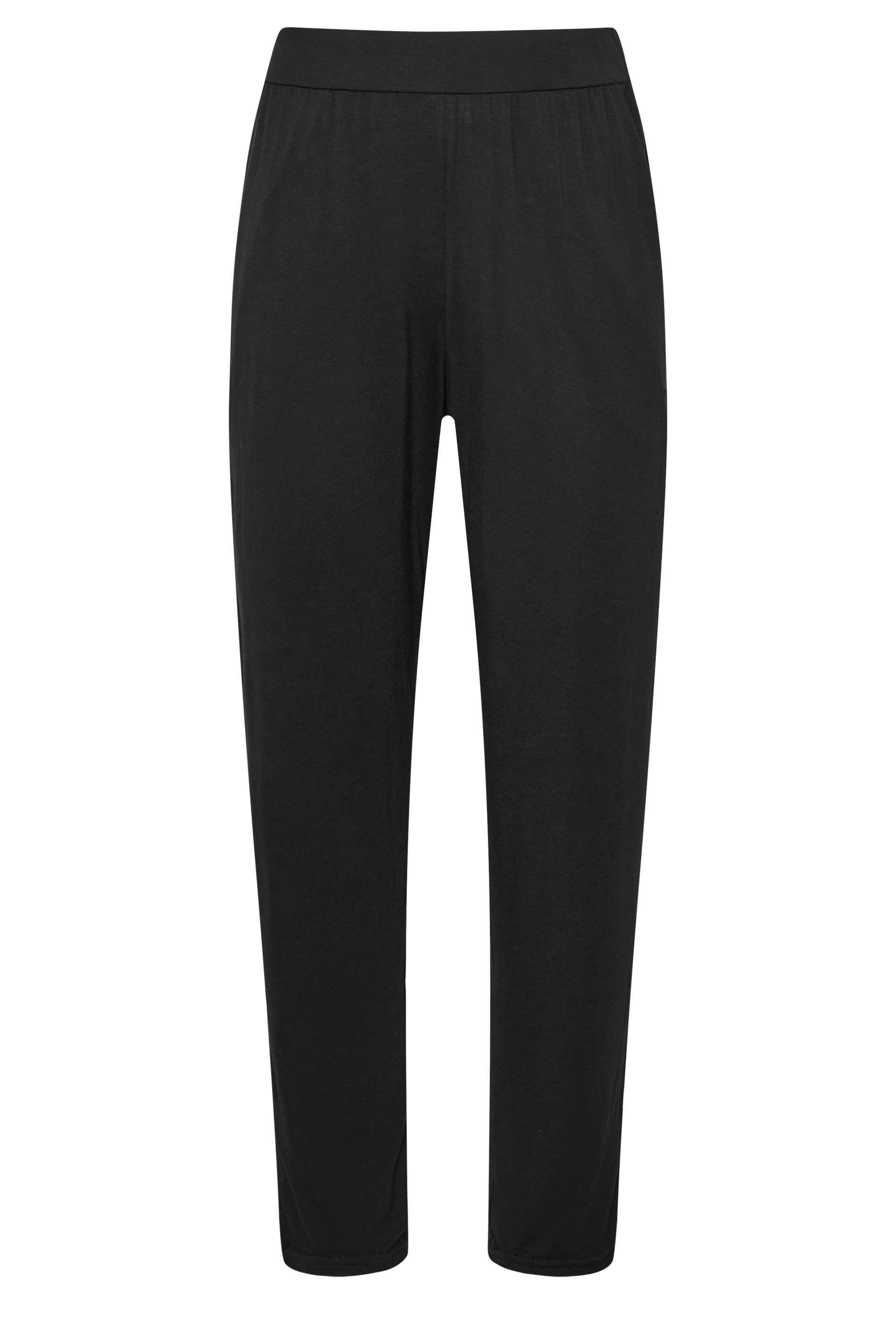 PixieGirl Petite Women's Black Jersey Harem Trousers | PixieGirl 5