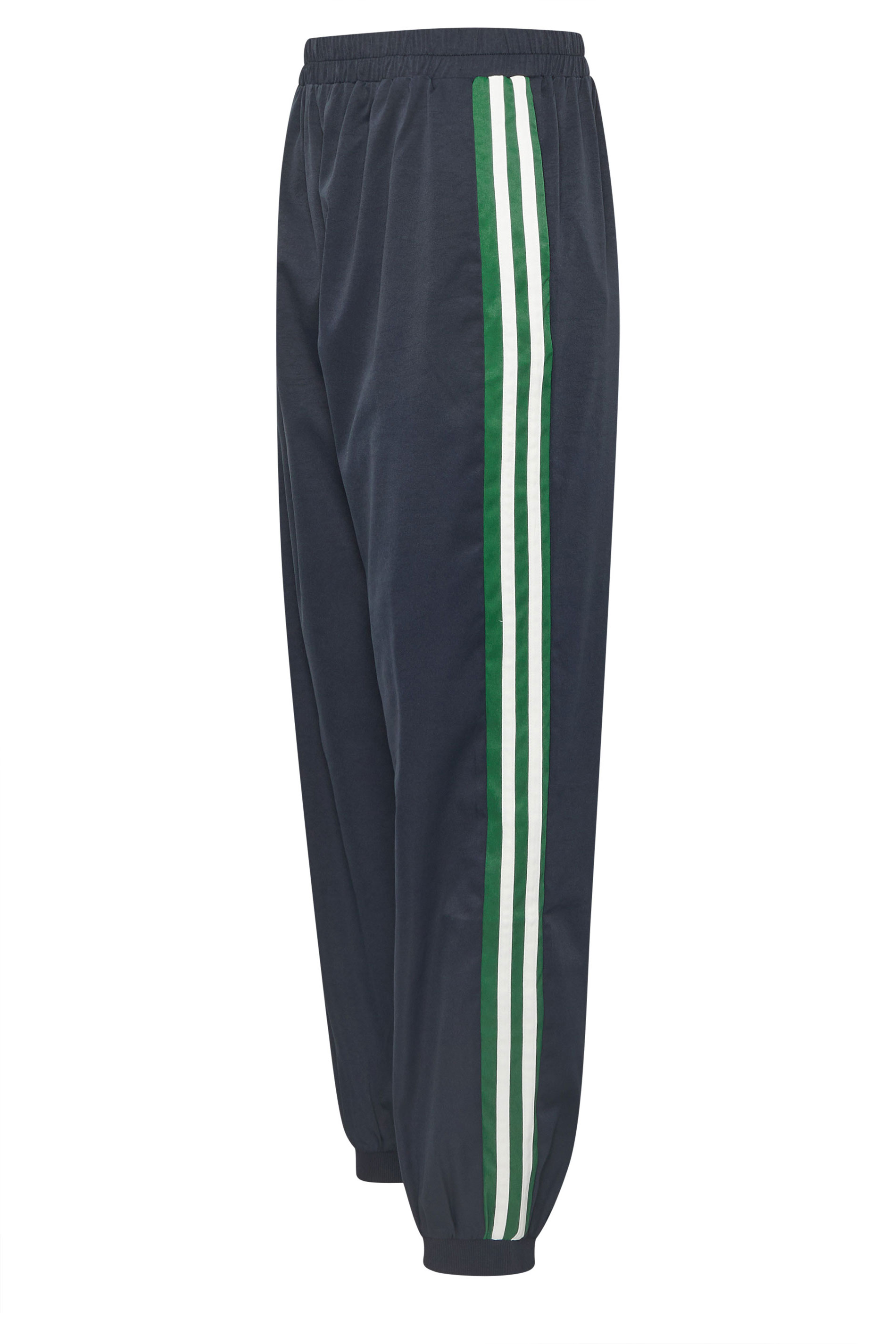 PixieGirl Petite Women's Navy Stripe Cuffed Joggers | PixieGirl 7