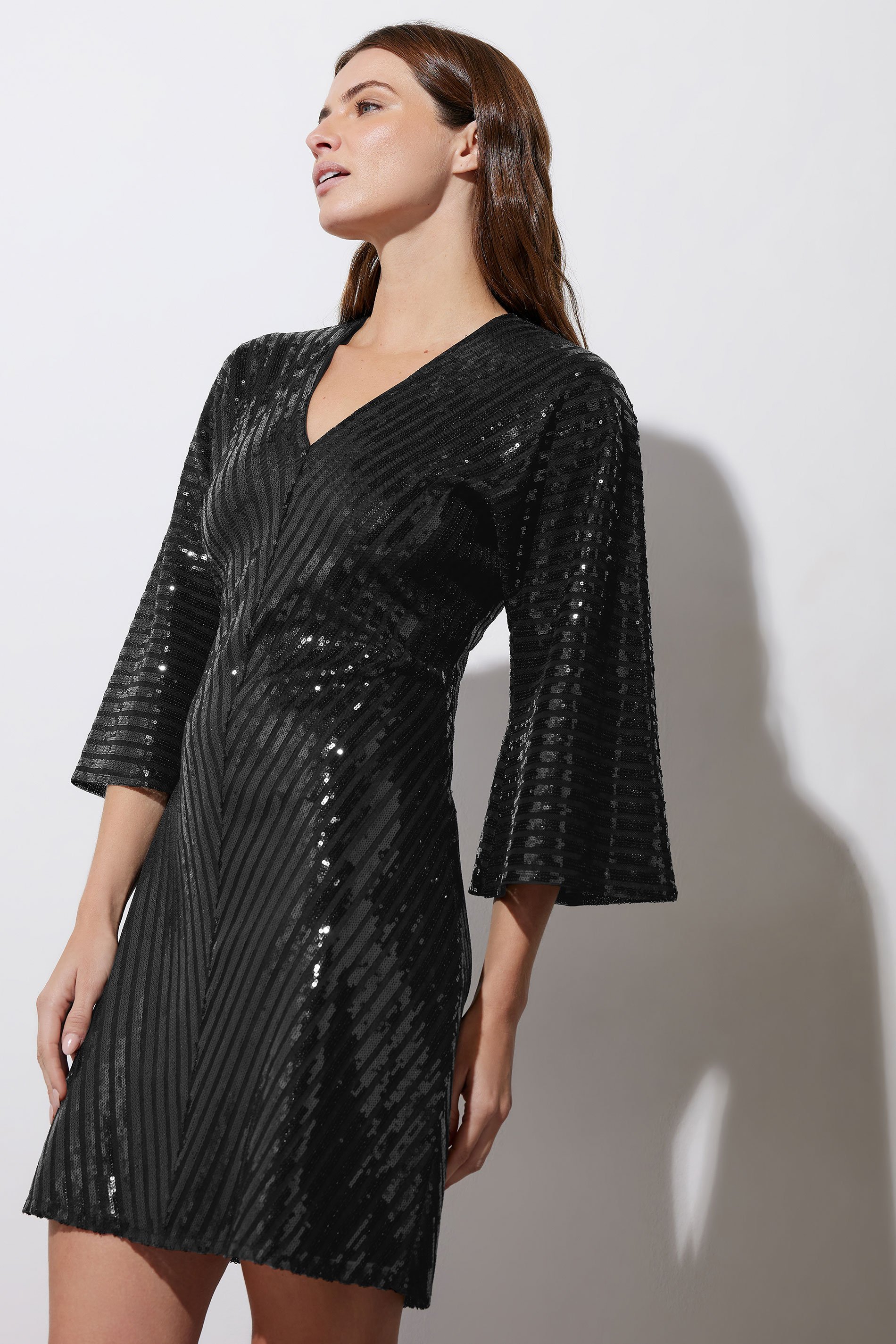 STAR Black Chevron Sequin Dress | StarByJM 2