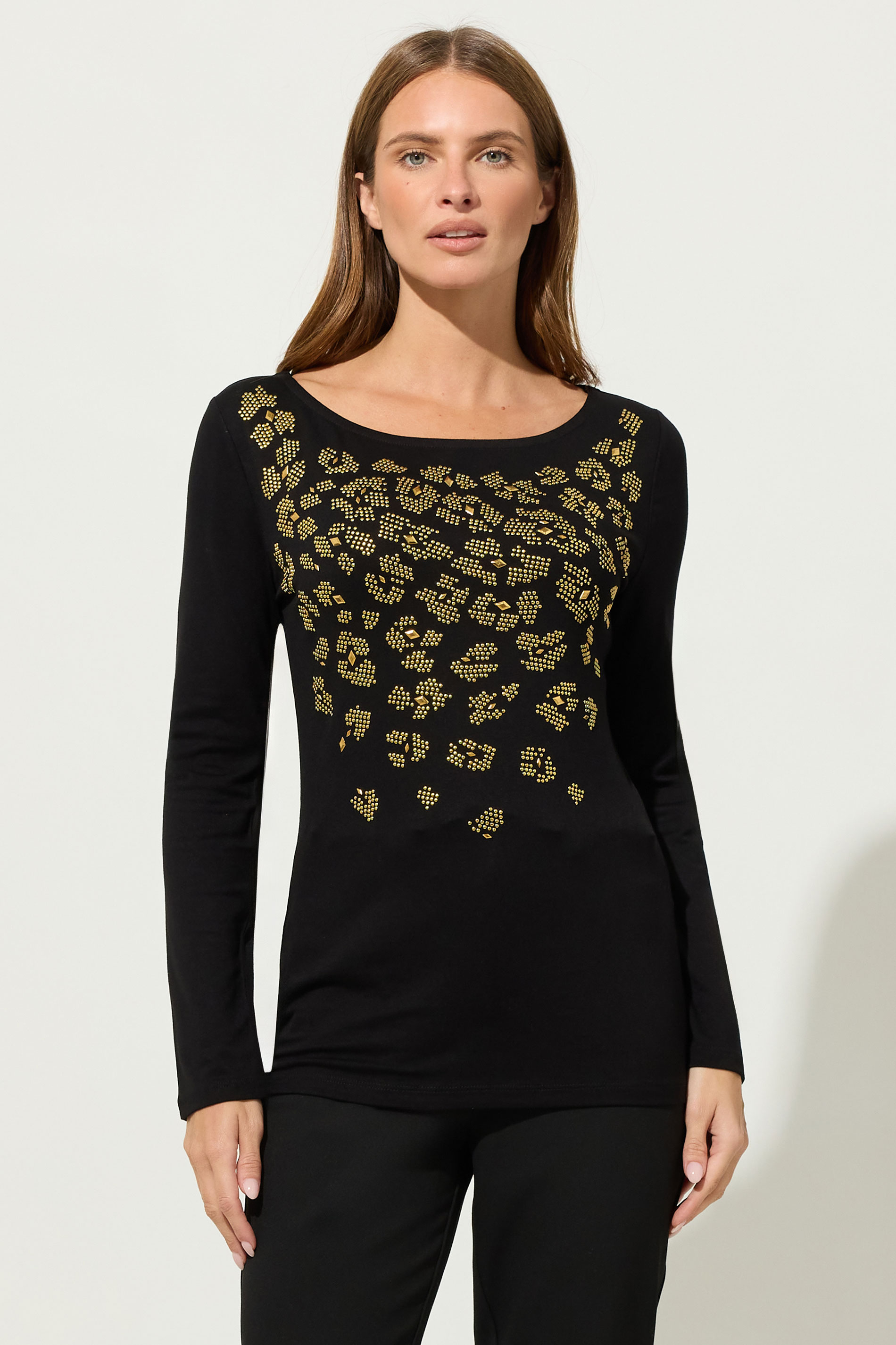 STAR Black Animal Embellished Top | StarByJM 2
