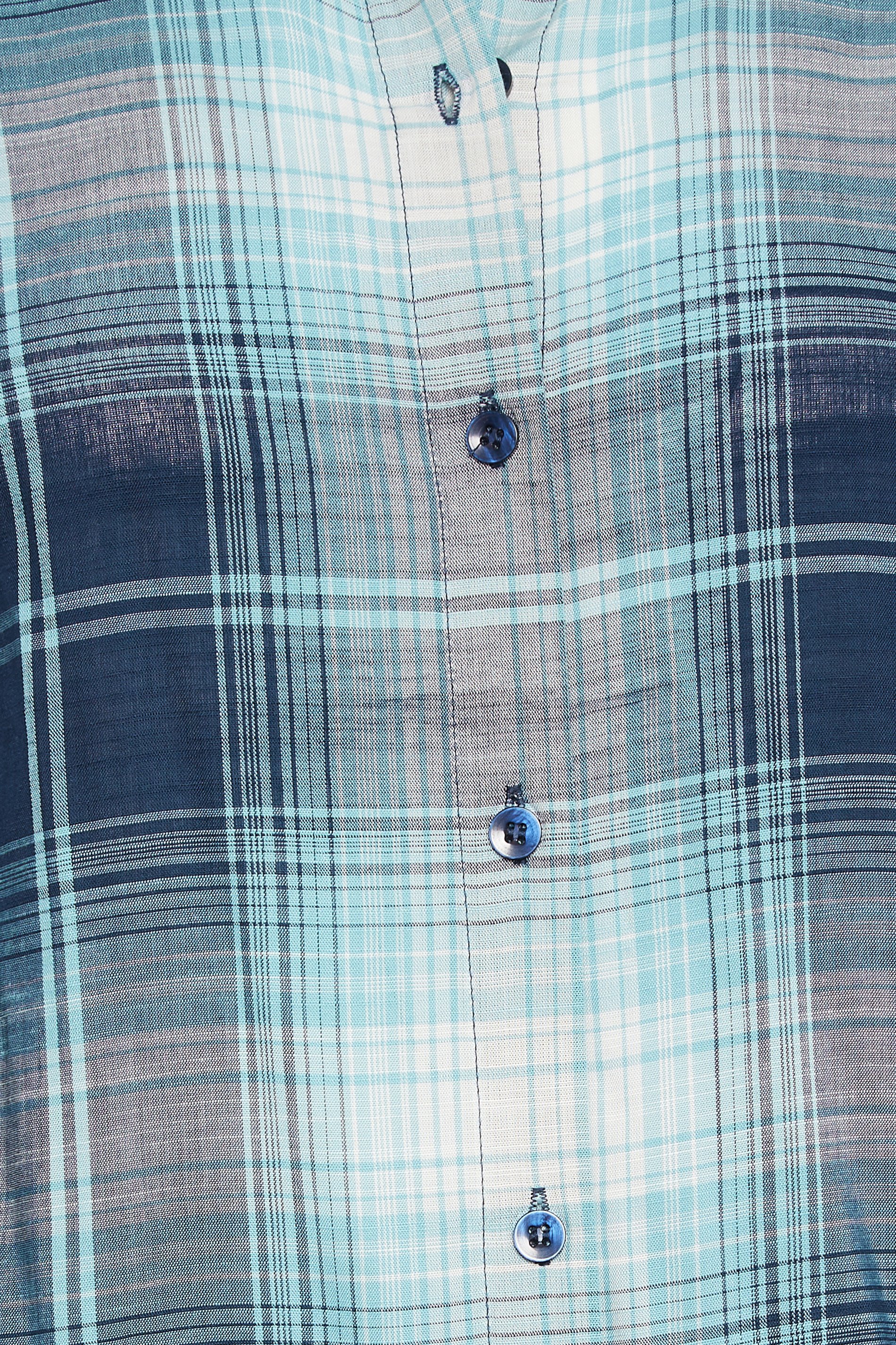 PixieGirl Blue Check Print Boyfriend Shirt | PixieGirl 5