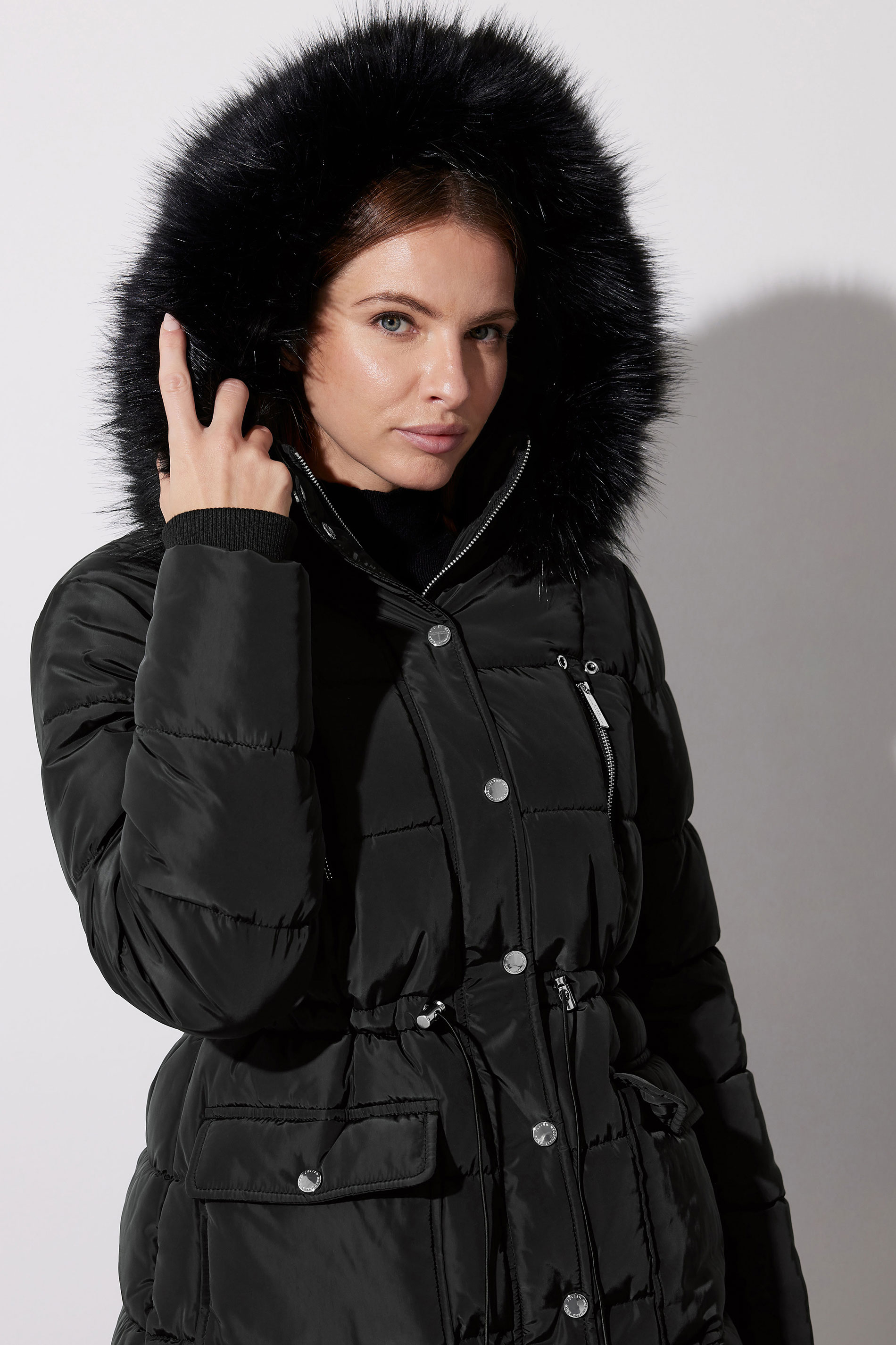 STAR Black Padded Puffer Jacket | STAR x JM 6