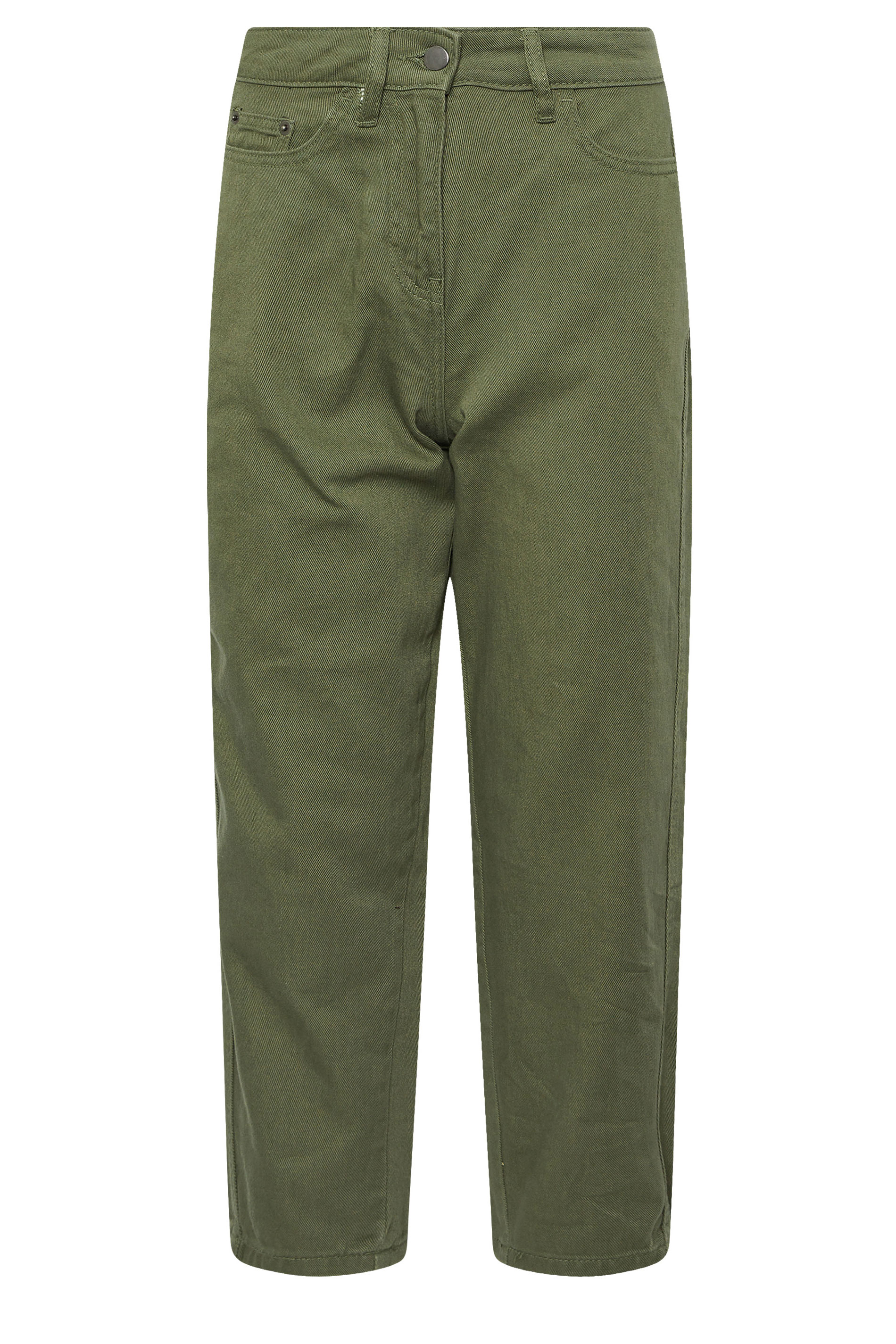 PixieGirl Petite Women's Green Non-Stretch Barrel Jeans | PixieGirl 8