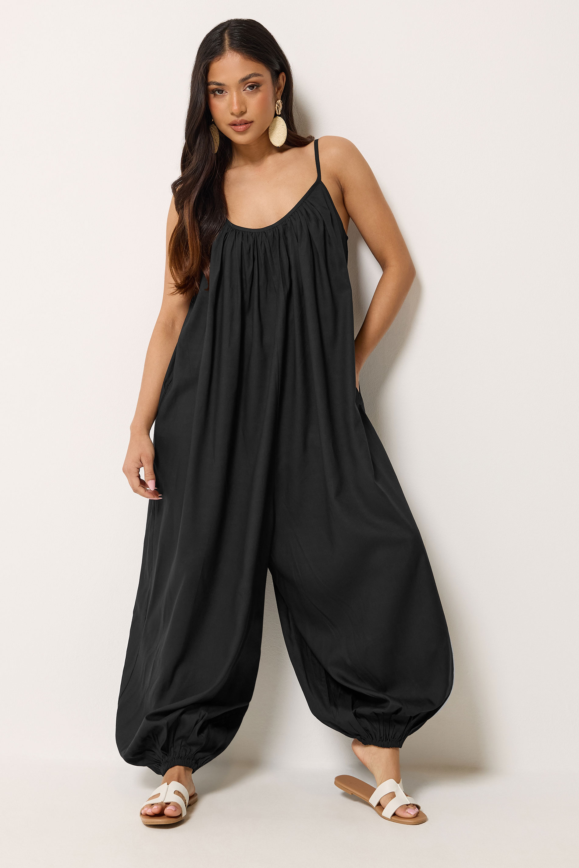 PixieGirl Petite Women’s Black Balloon Jumpsuit | PixieGirl 2