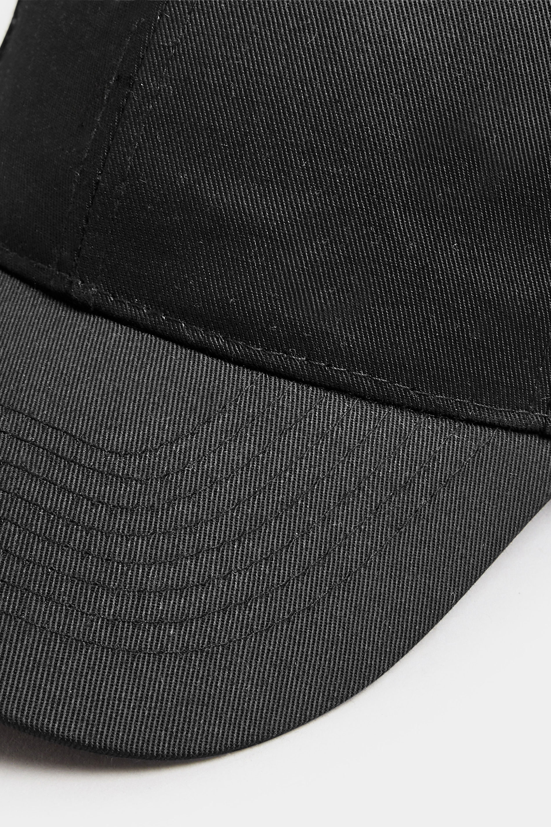 Black Baseball Cap | Yours Clothing 3