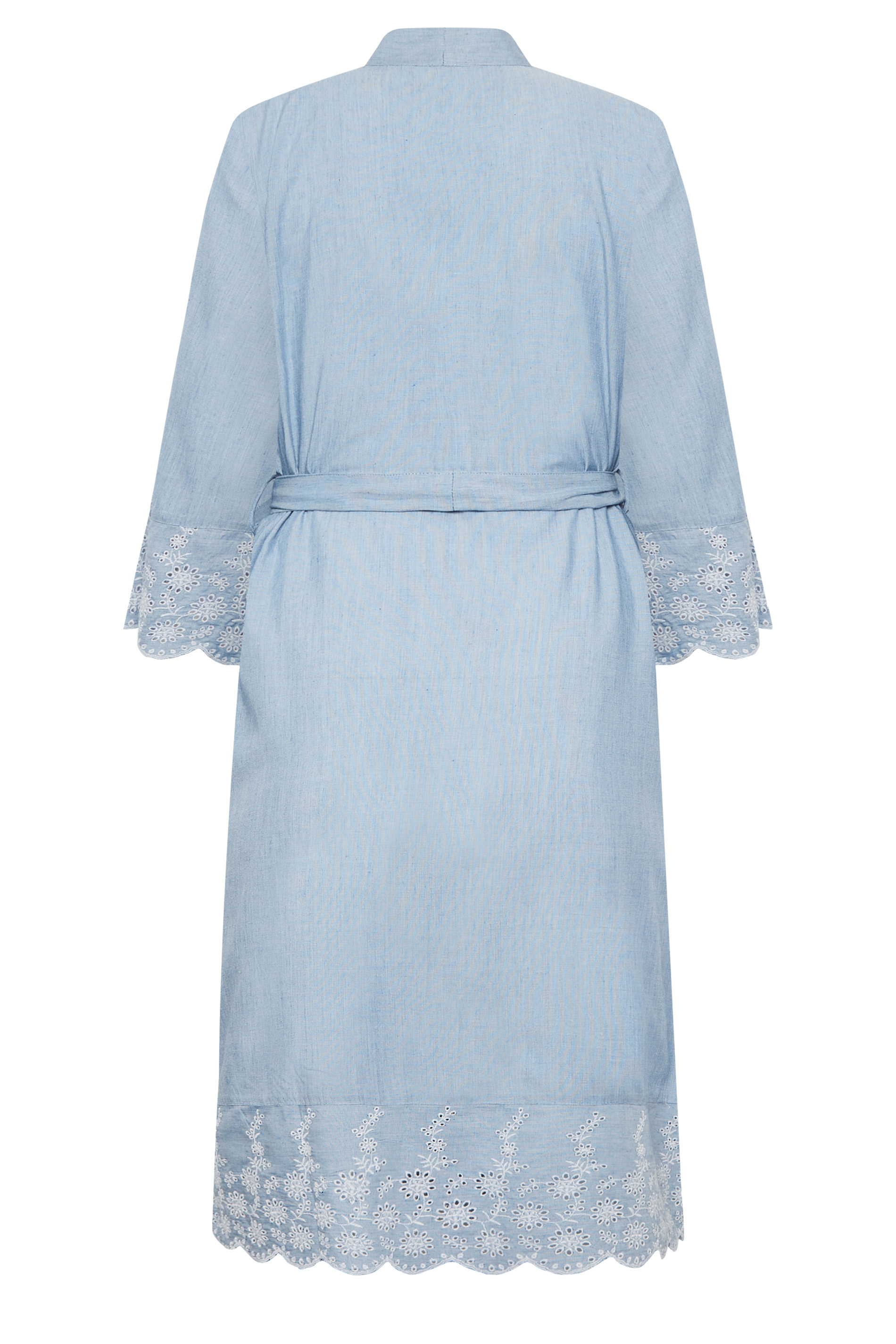 PixieGirl Blue Broderie Anglaise Dressing Gown | PixieGirl 7