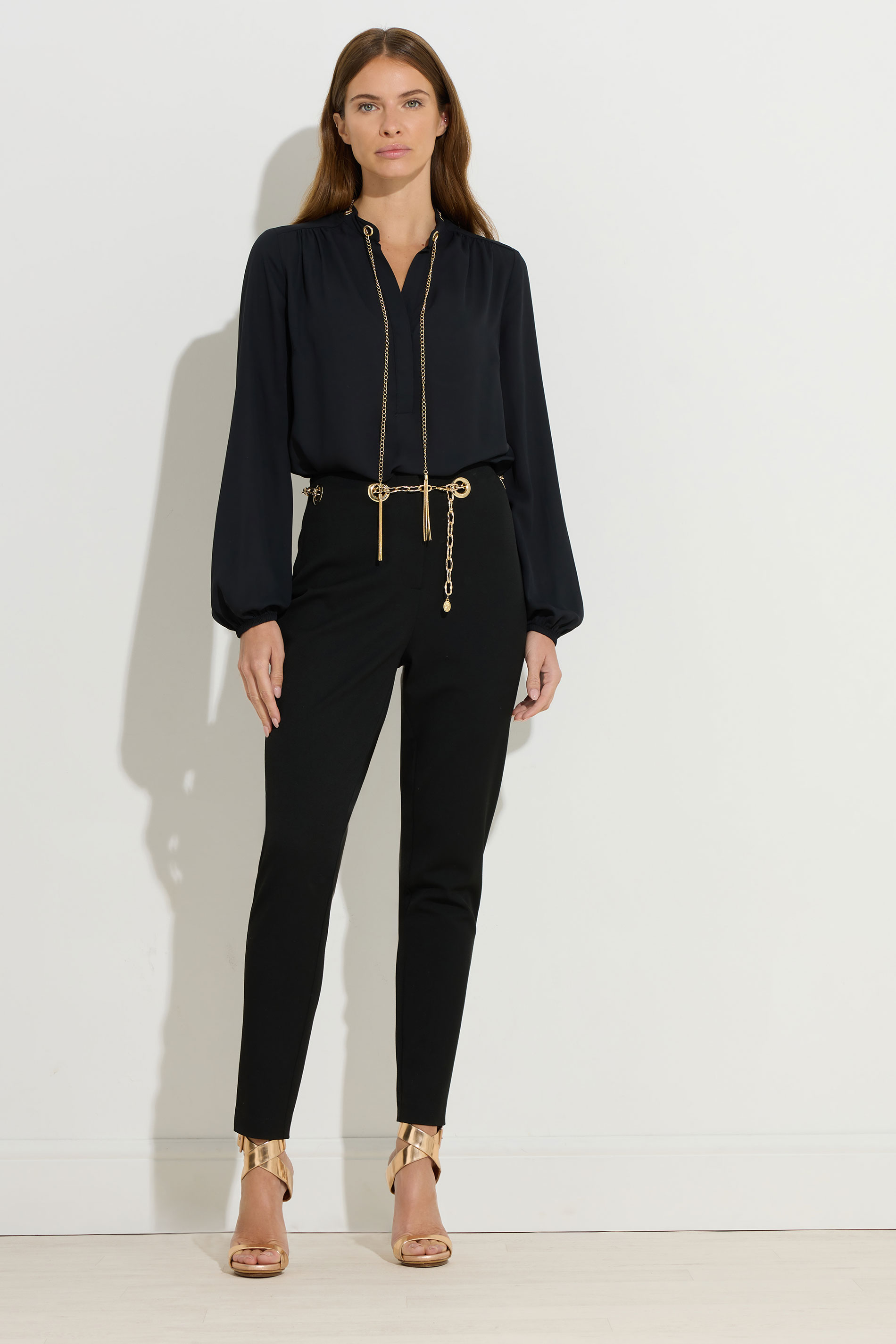 STAR Black Chain Detail Blouse | StarByJM 3