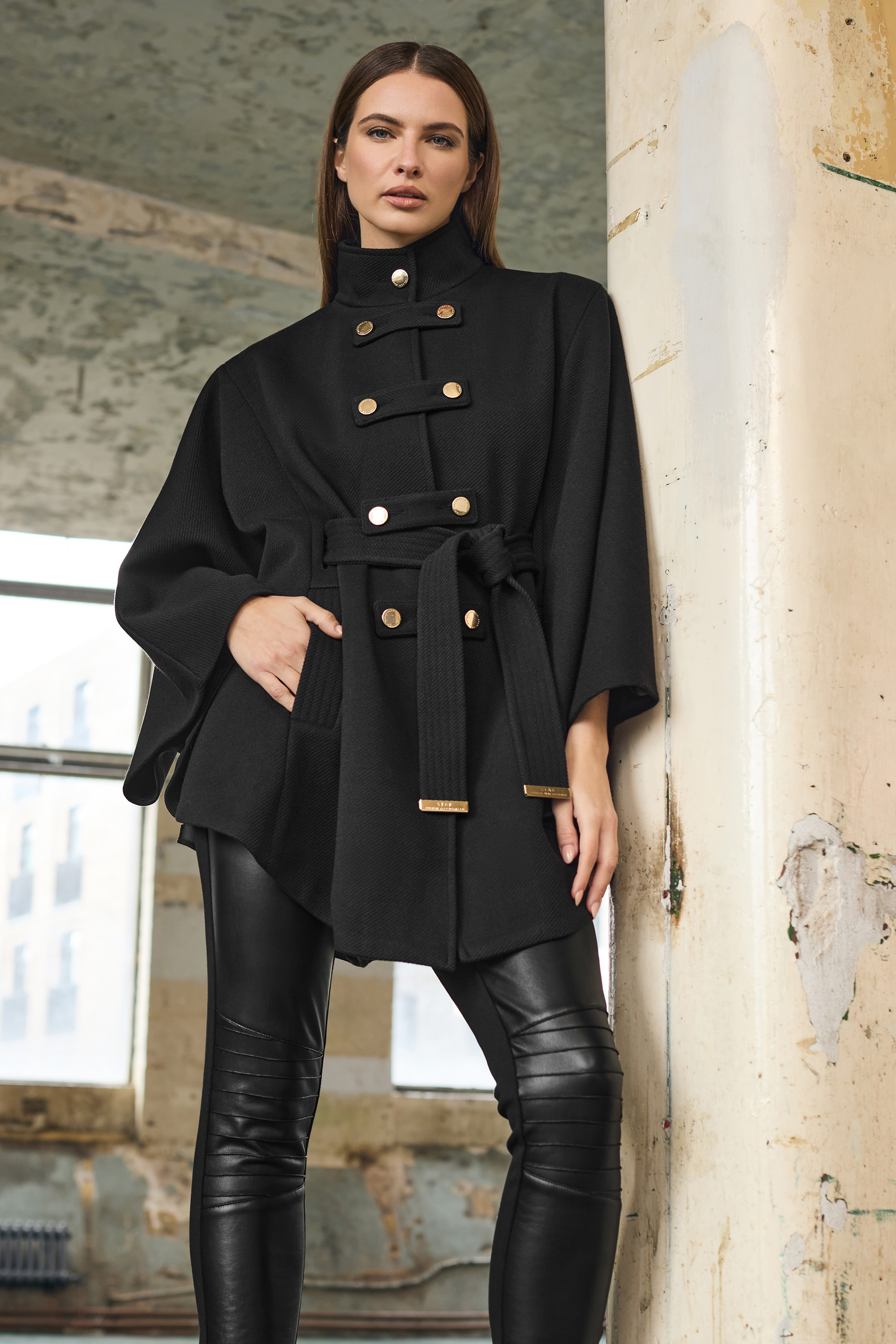 STAR Black Military Cape Jacket | STAR x JM 6