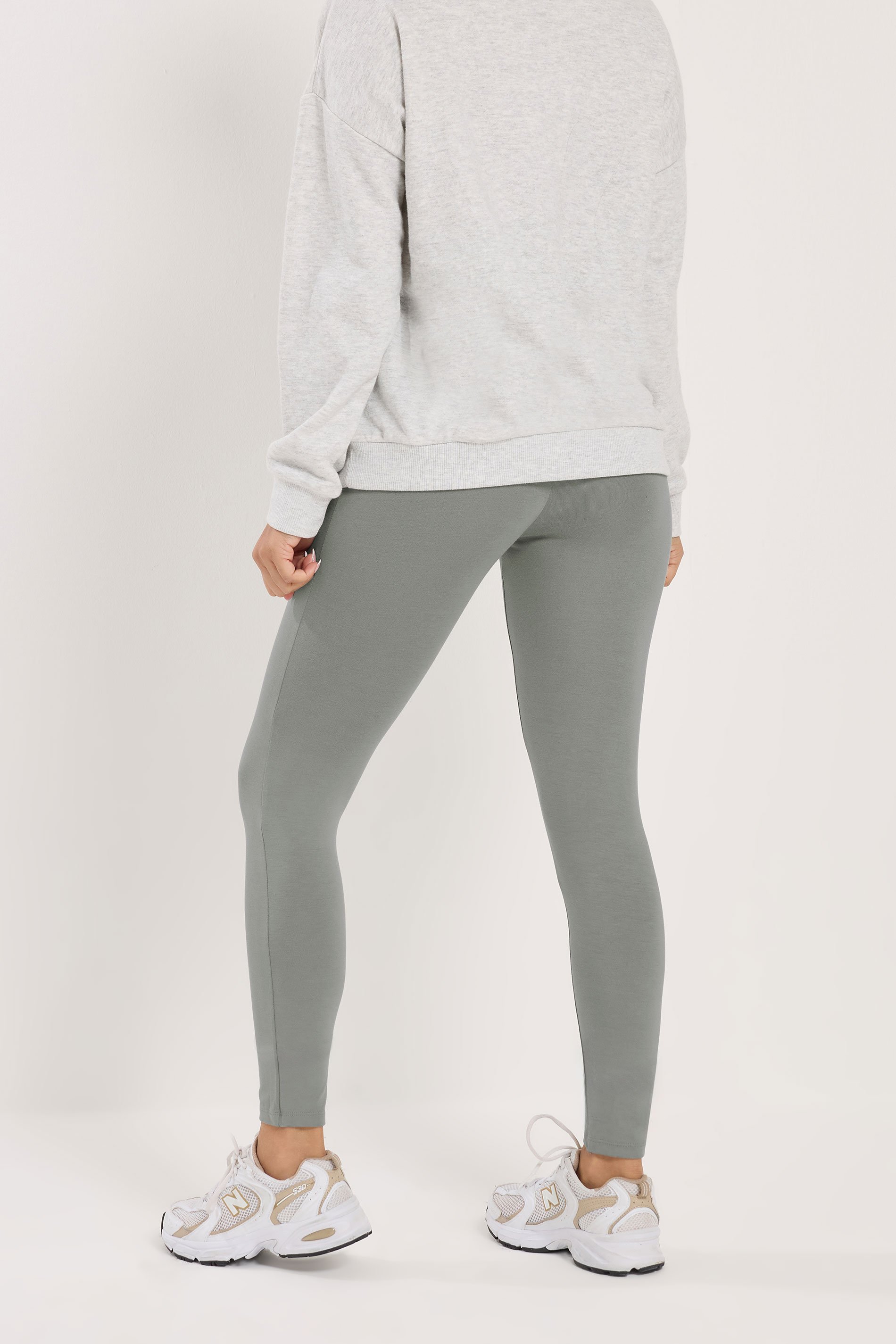 PixieGirl Petite 2 PACK Women's Grey & Black Leggings | PixieGirl 5