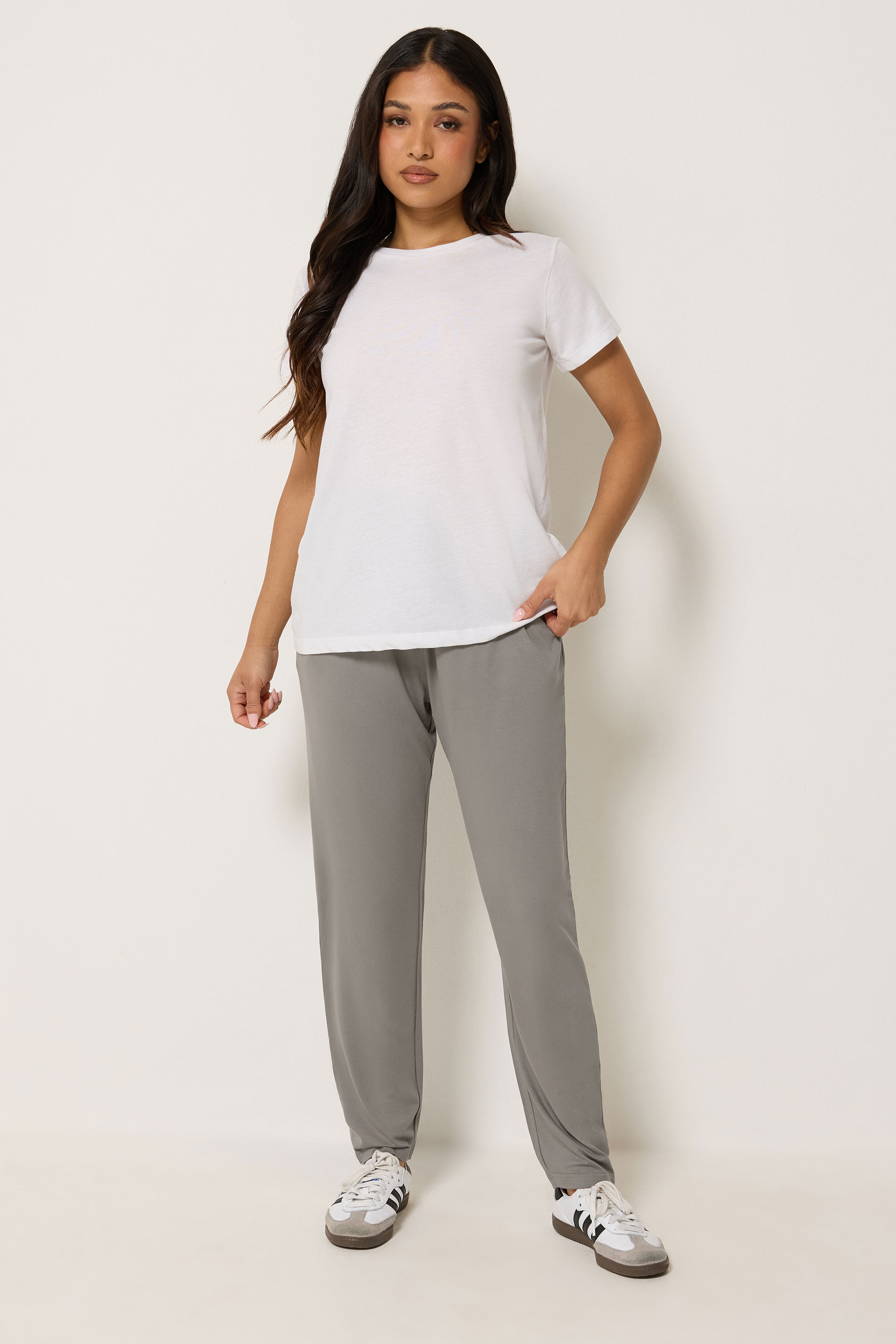 PixieGirl Petite Women's Grey Harem Trousers | PixieGirl 3