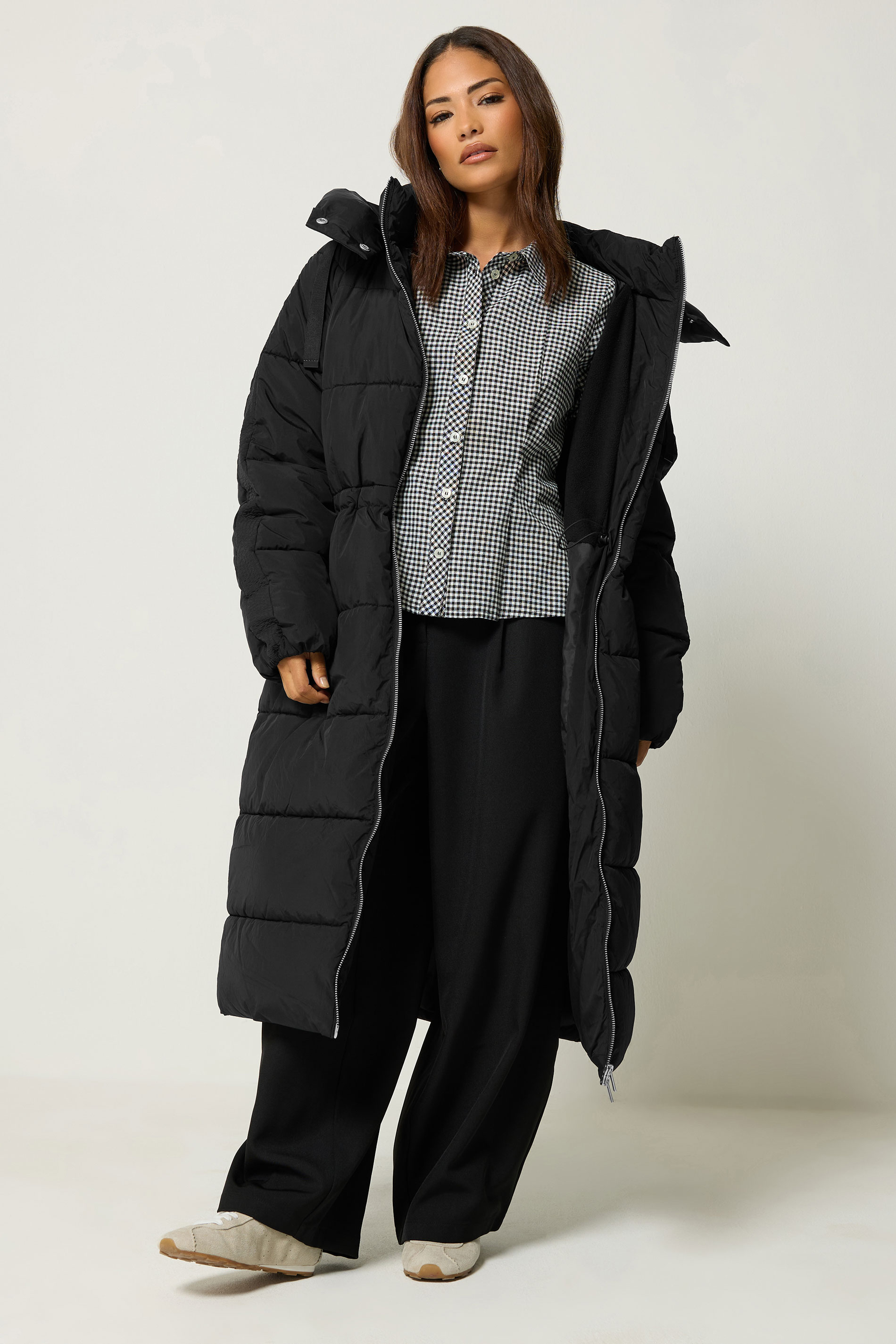 Pixiegirl Women's Black Petite Padded Coat Size 18