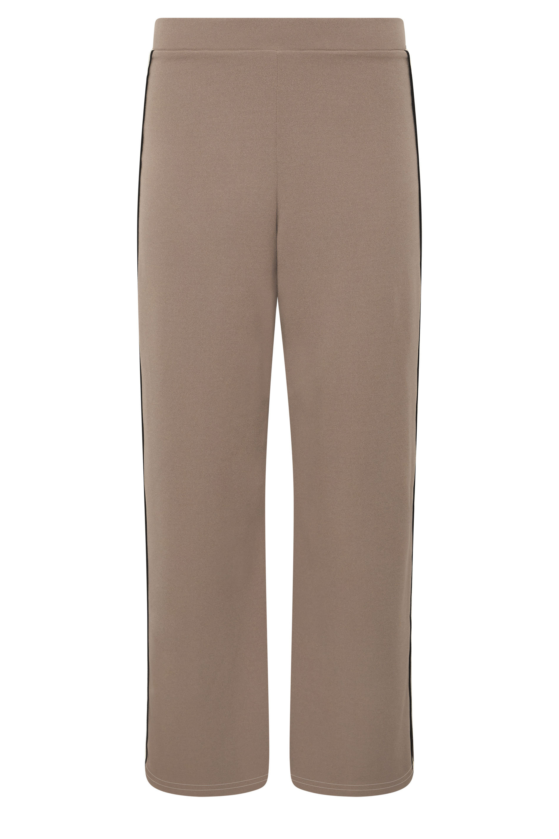 M&Co Petite Mocha Brown Side Stripe Trousers | M&Co 5
