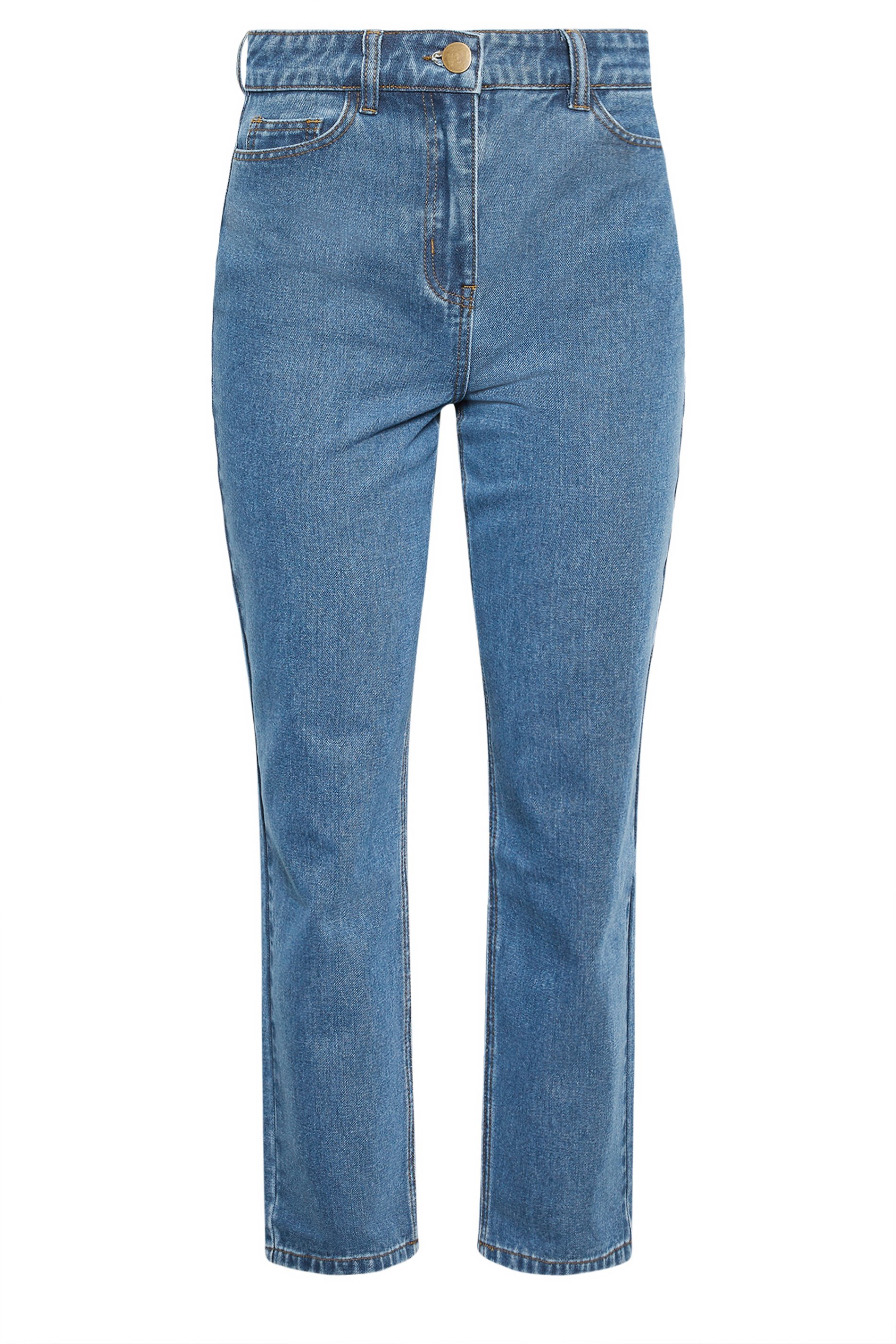 PixieGirl Blue Non-Stretch Straight Leg Jeans | PixieGirl 6