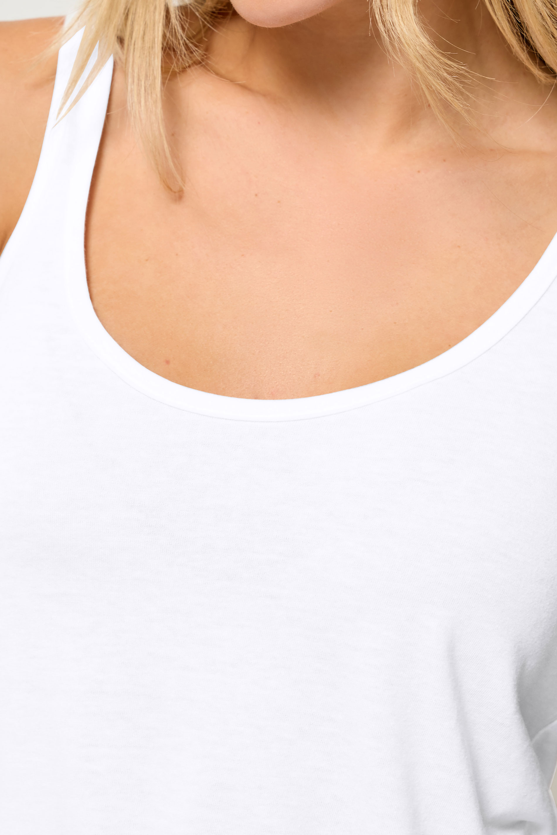 PixieGirl Petite Women's 2 PACK Black & White Dipped Hem Vest Tops | PixieGirl 6