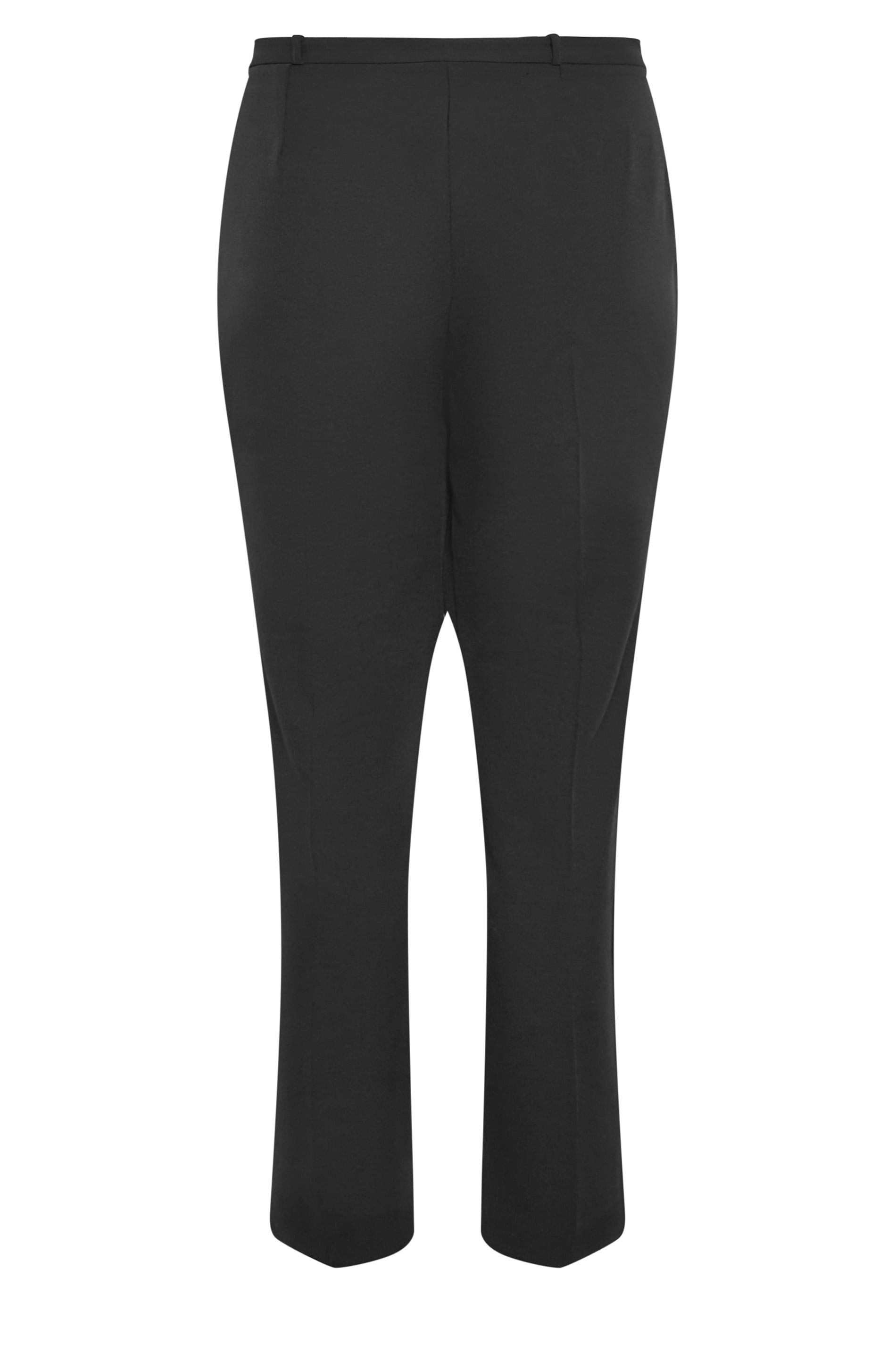 M&Co Black Slim Leg Crepe Trousers | M&Co 5
