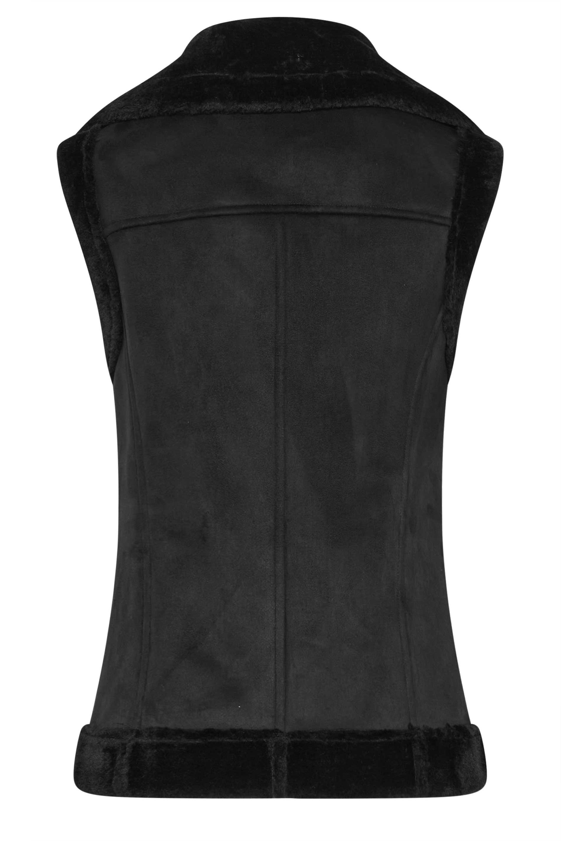 PixieGirl Petite Womens Black Aviator Gilet | PixieGirl  7