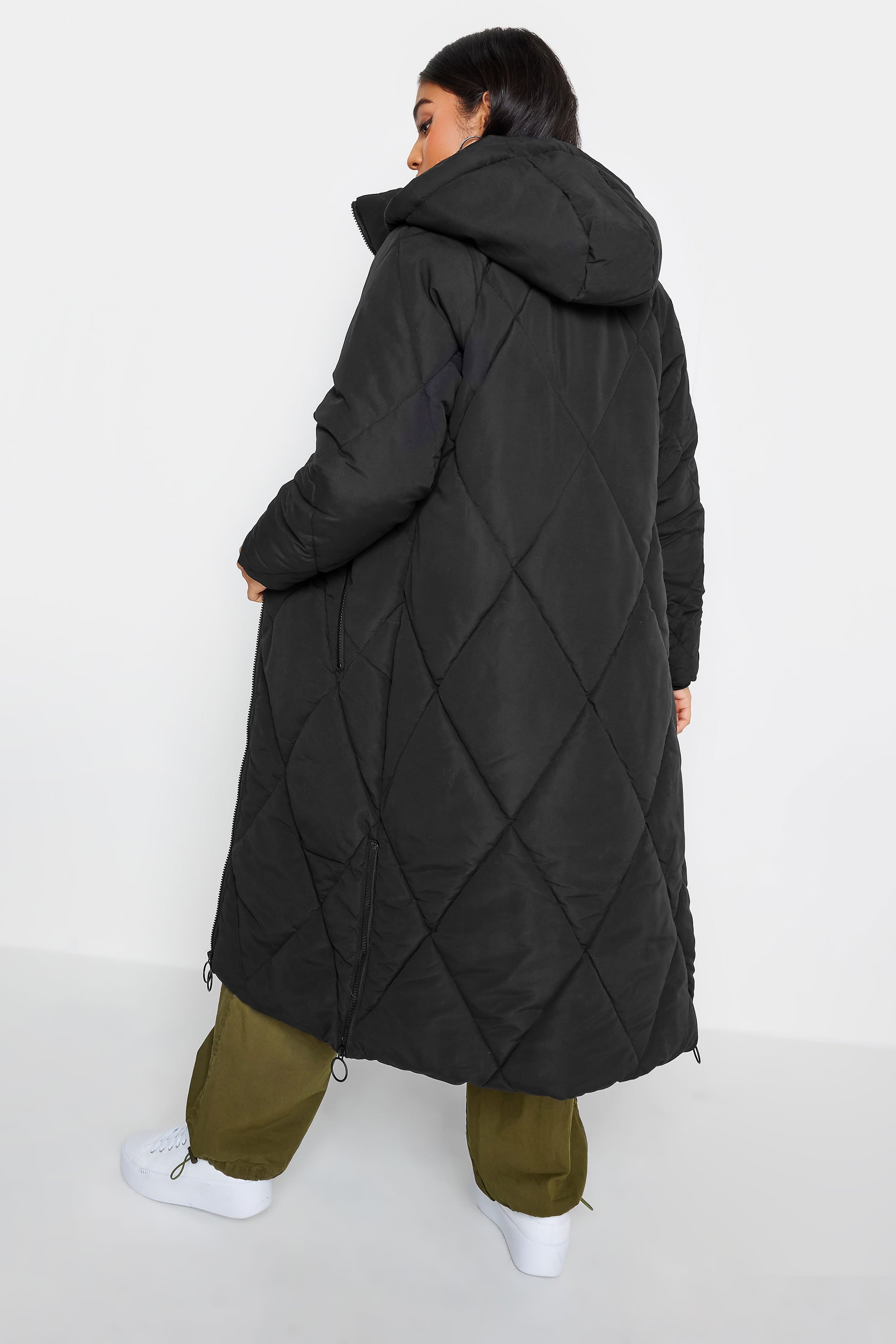 PixieGirl Black Puffer Maxi Coat | PixieGirl