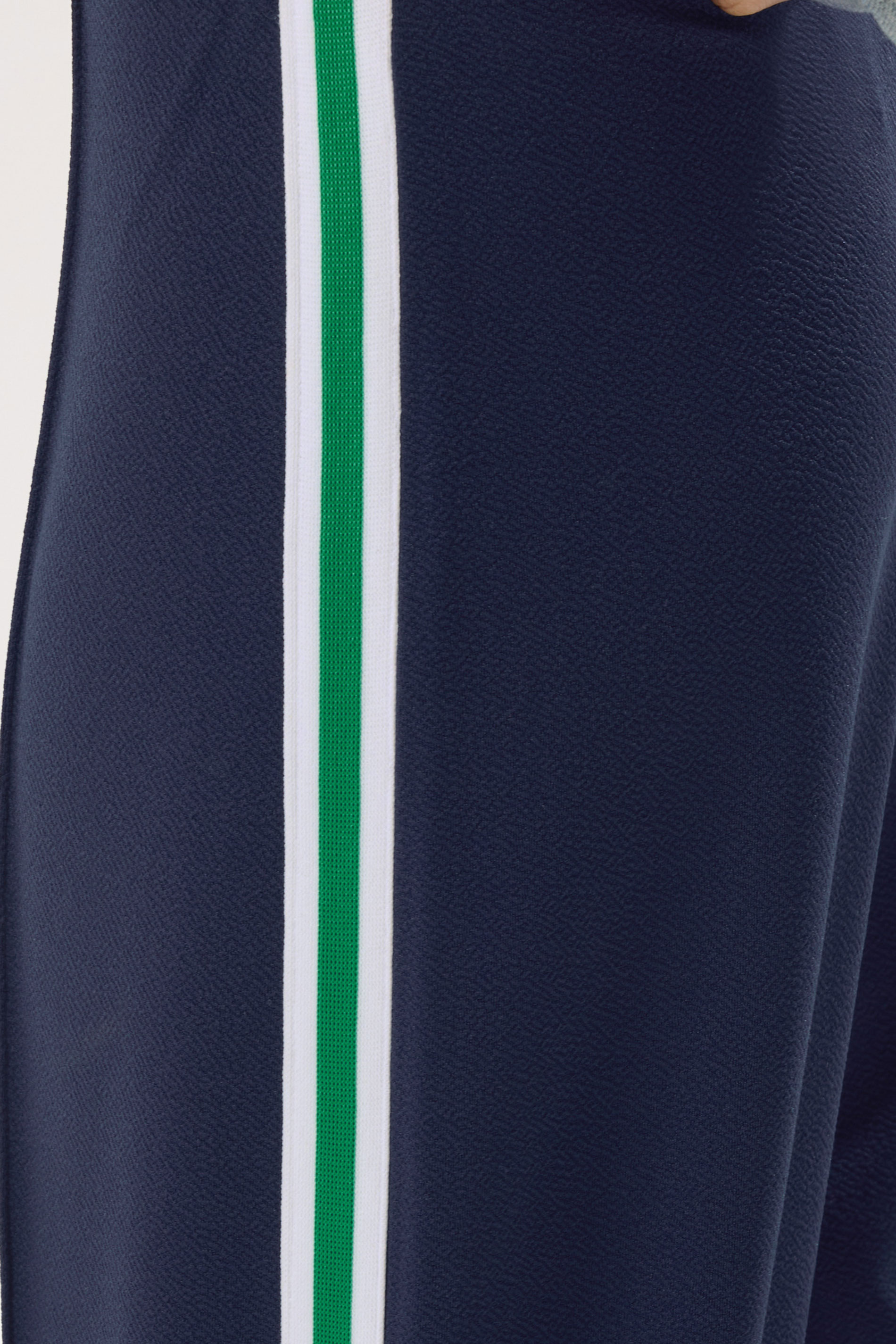 PixieGirl Petite Women's Navy Blue Side Stripe Trousers | PixieGirl 4