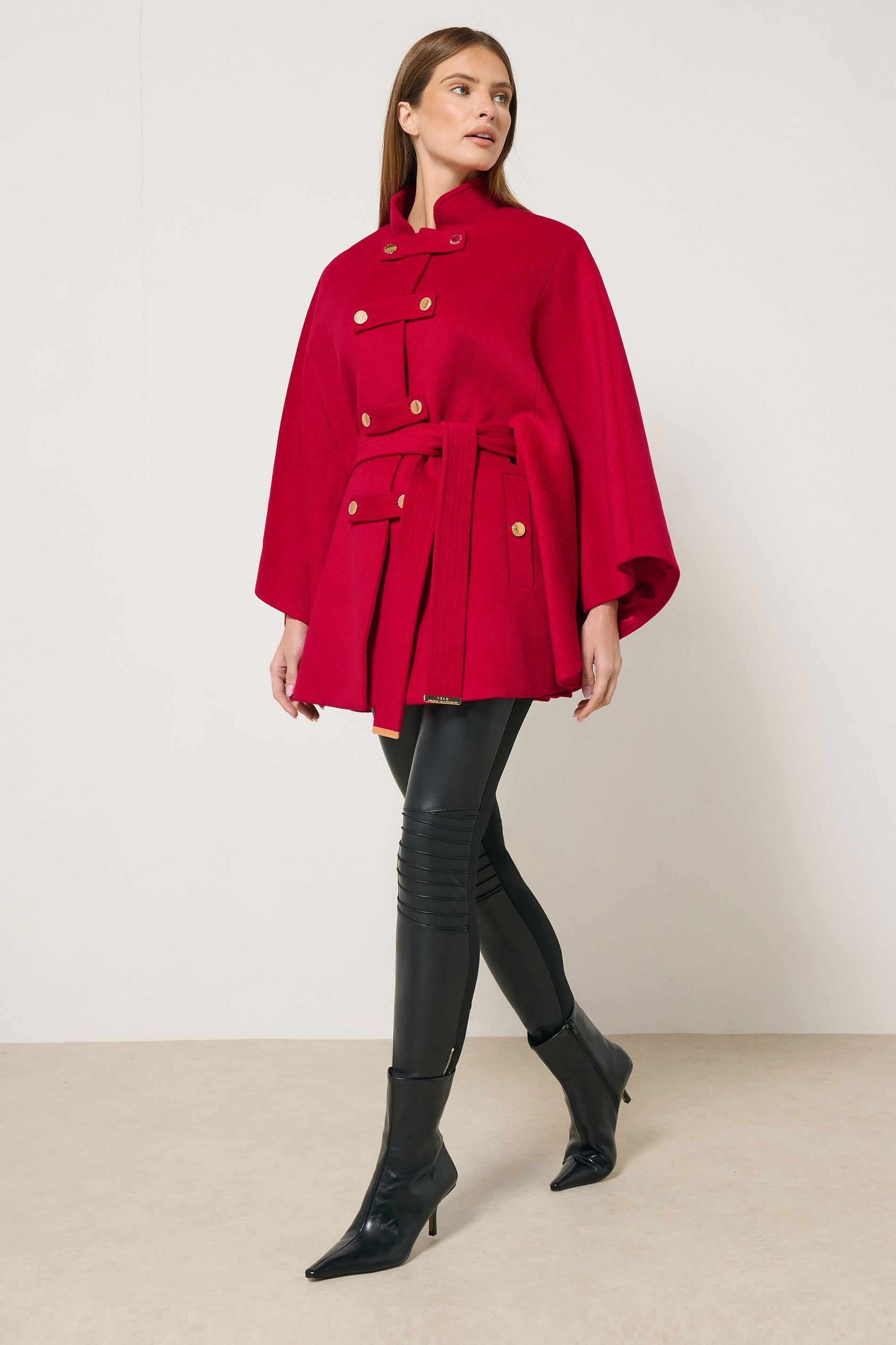 STAR Red  Military Cape Jacket | StarByJM 3