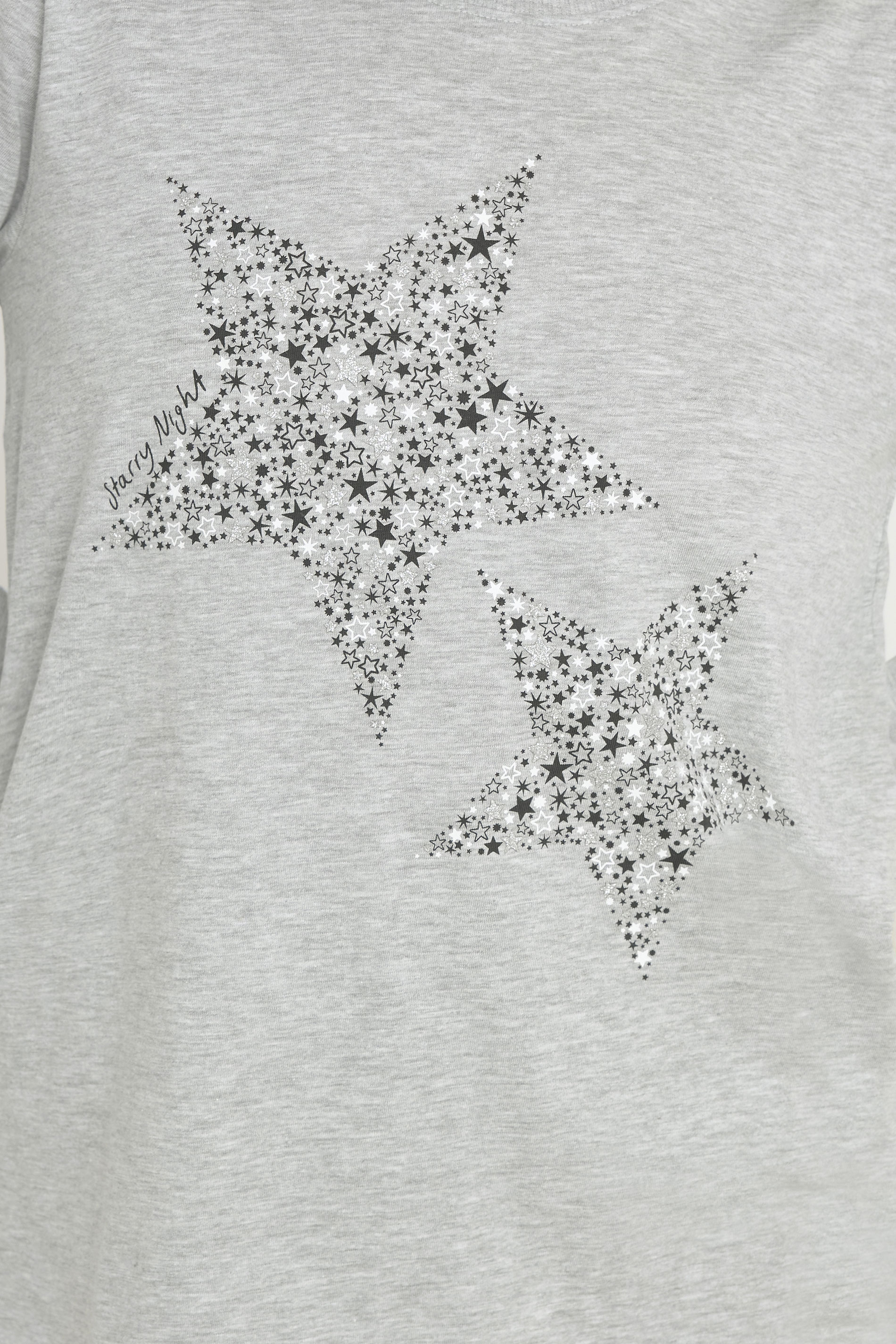 PixieGirl Petite Women's Black Star Graphic Wide Leg Pyjama Set | PixieGirl 5