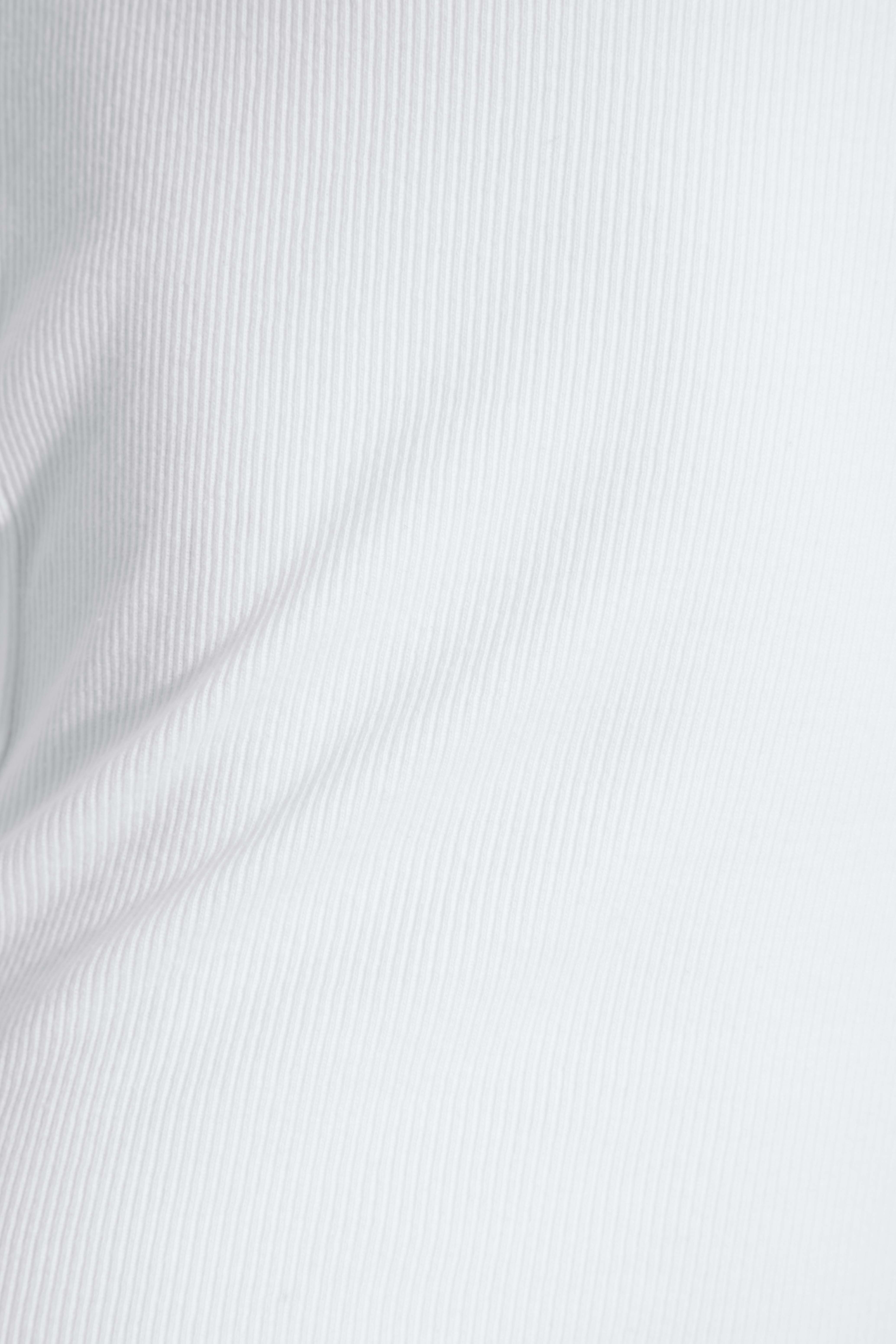 Petite White Ribbed Vest Top | PixieGirl 7