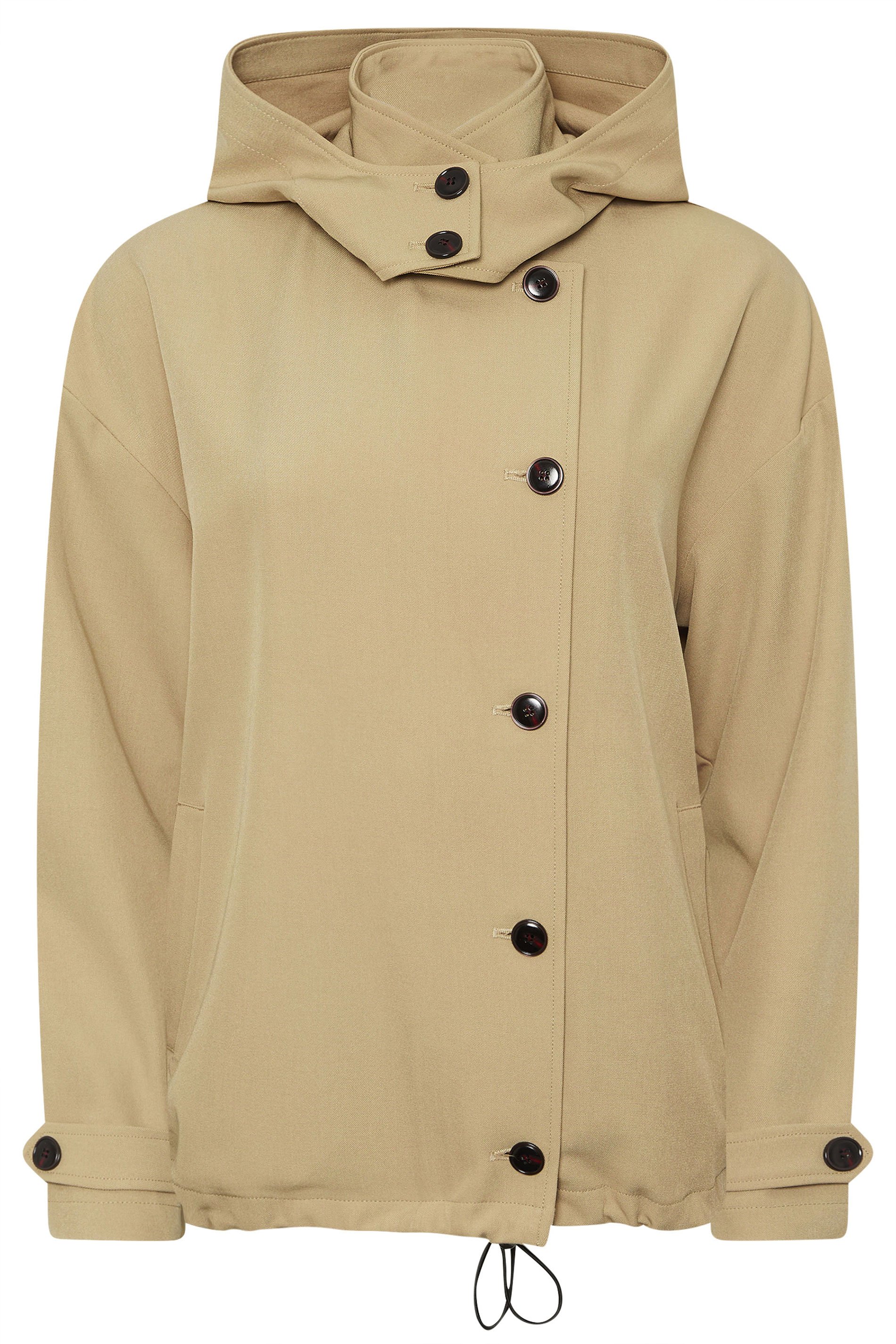 PixieGirl Petite Women's Natural Brown Drawcord Jacket | PixieGirl 2