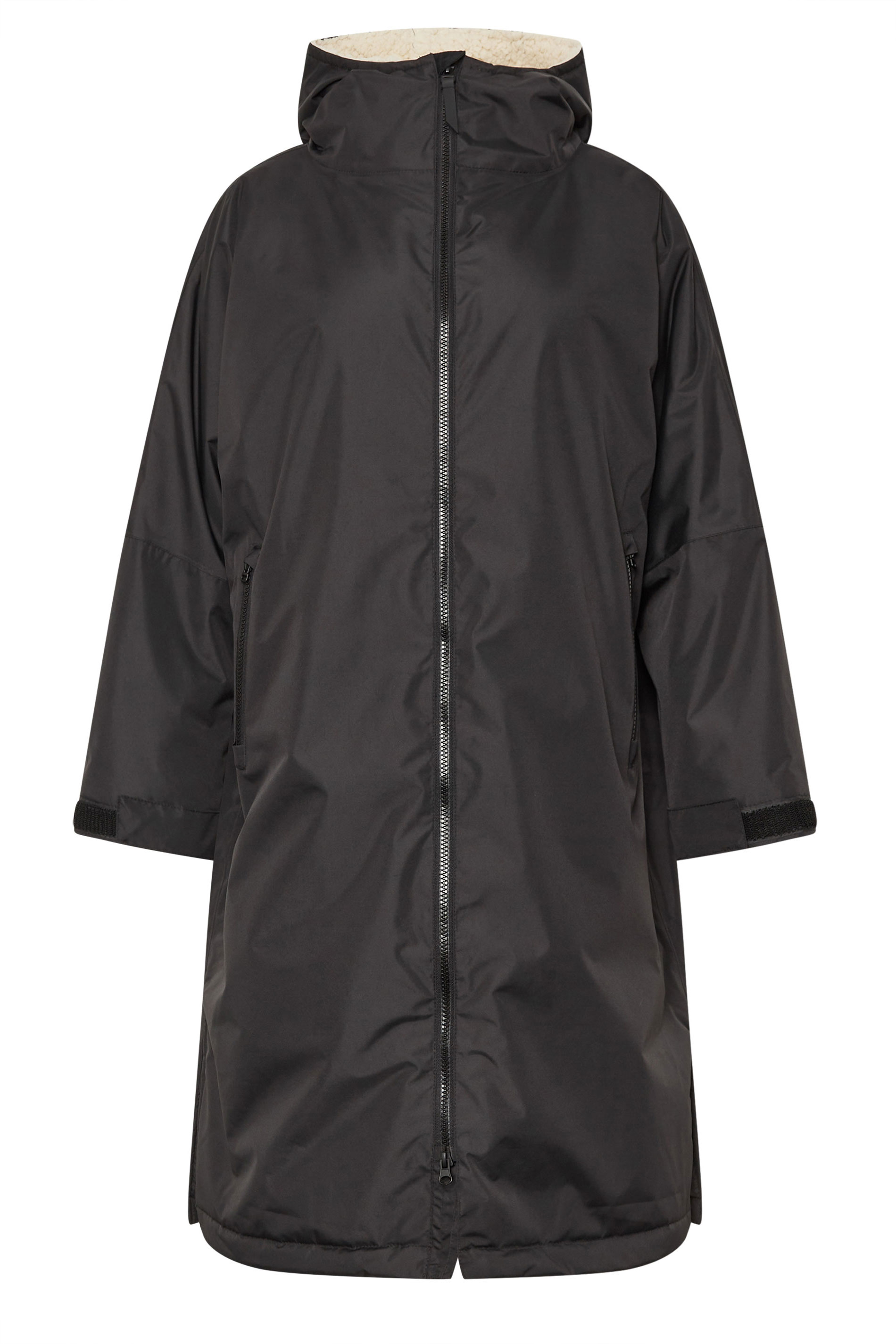 PixieGirl Petite Women's Black Waterproof Fleece Lined Robe | PixieGirl 6