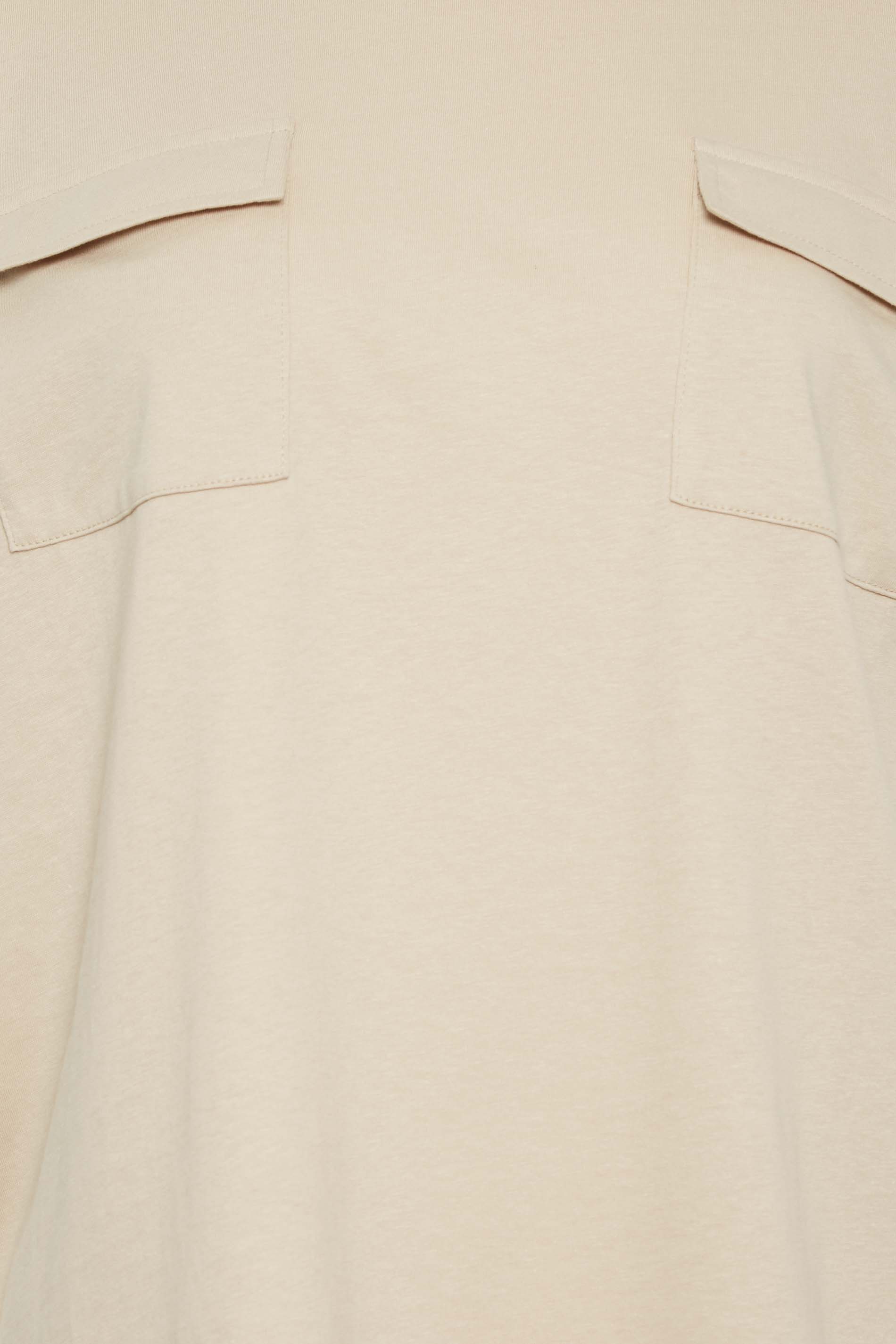 Petite Natural Brown Pocket Detail Cotton T-Shirt | PixieGirl 5