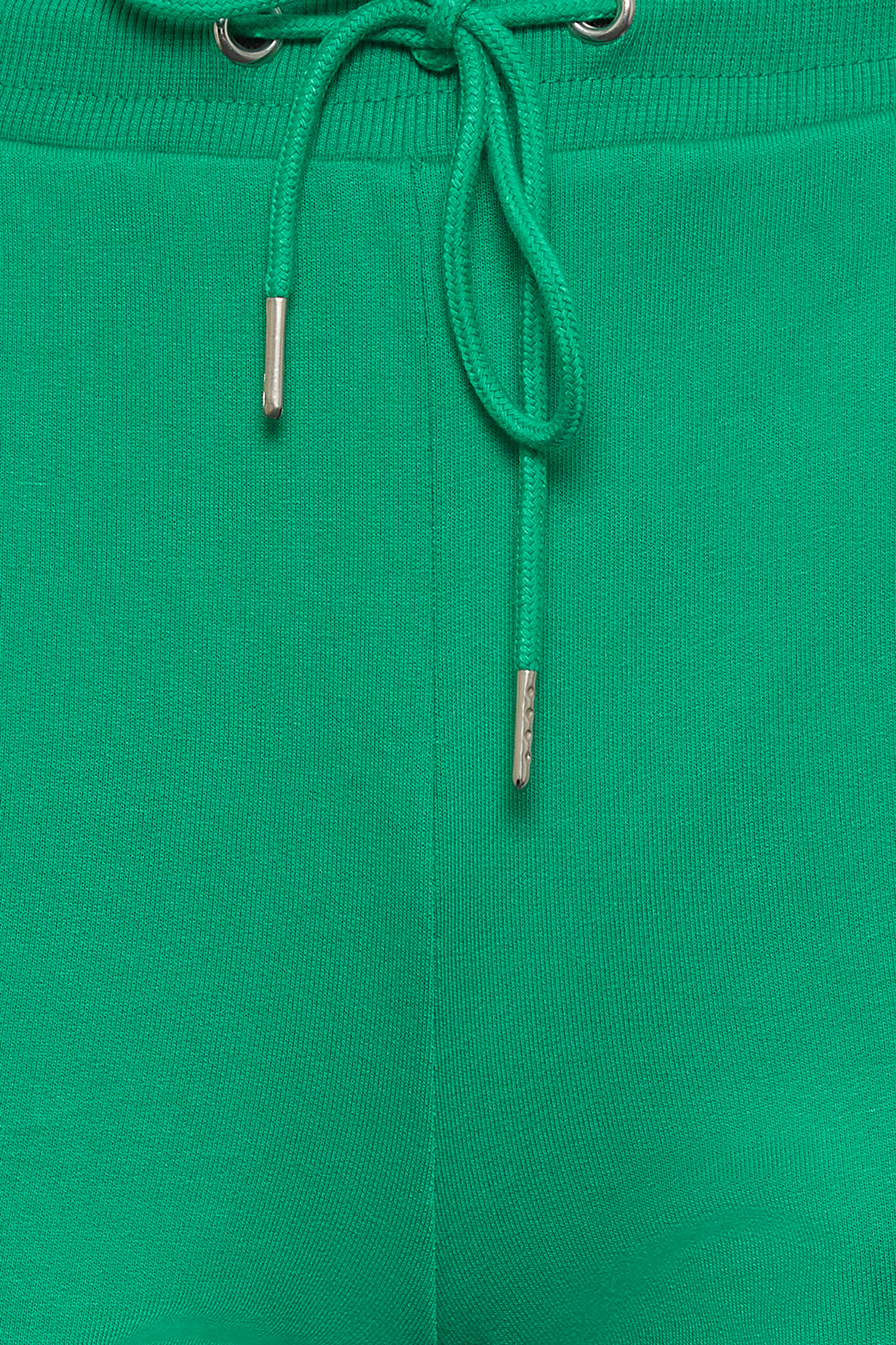 Petite Green Elasticated Waist Cuffed Joggers | PixieGirl 3
