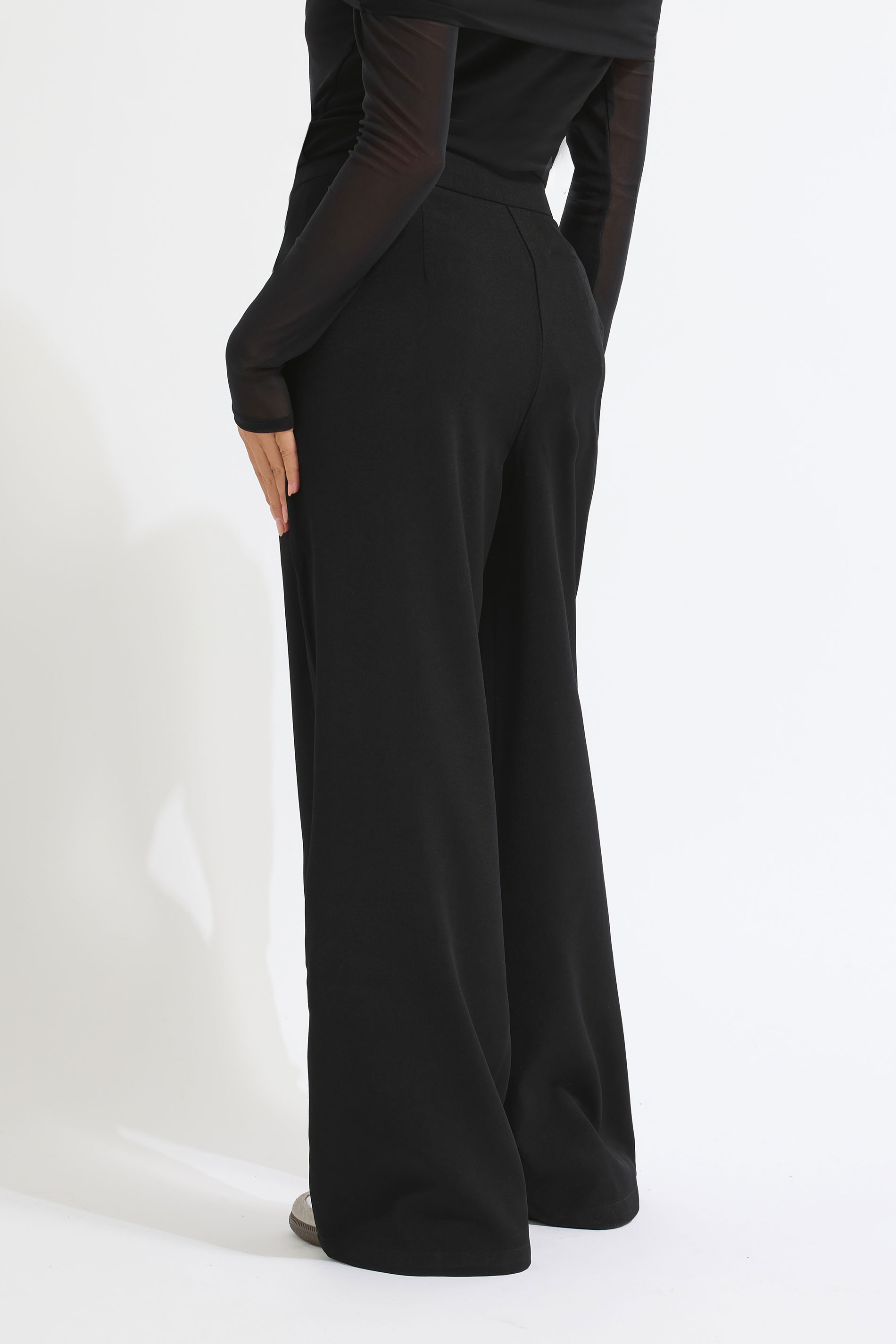 PixieGirl Petite Women's Black Pocket Formal Trousers | PixieGirl 3