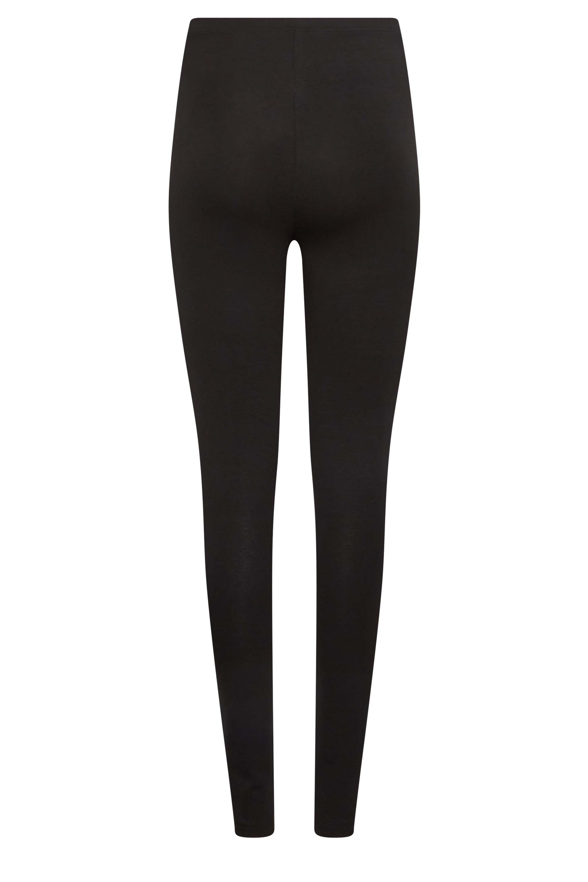 M&Co Black Stretch Cotton Leggings | M&Co 7