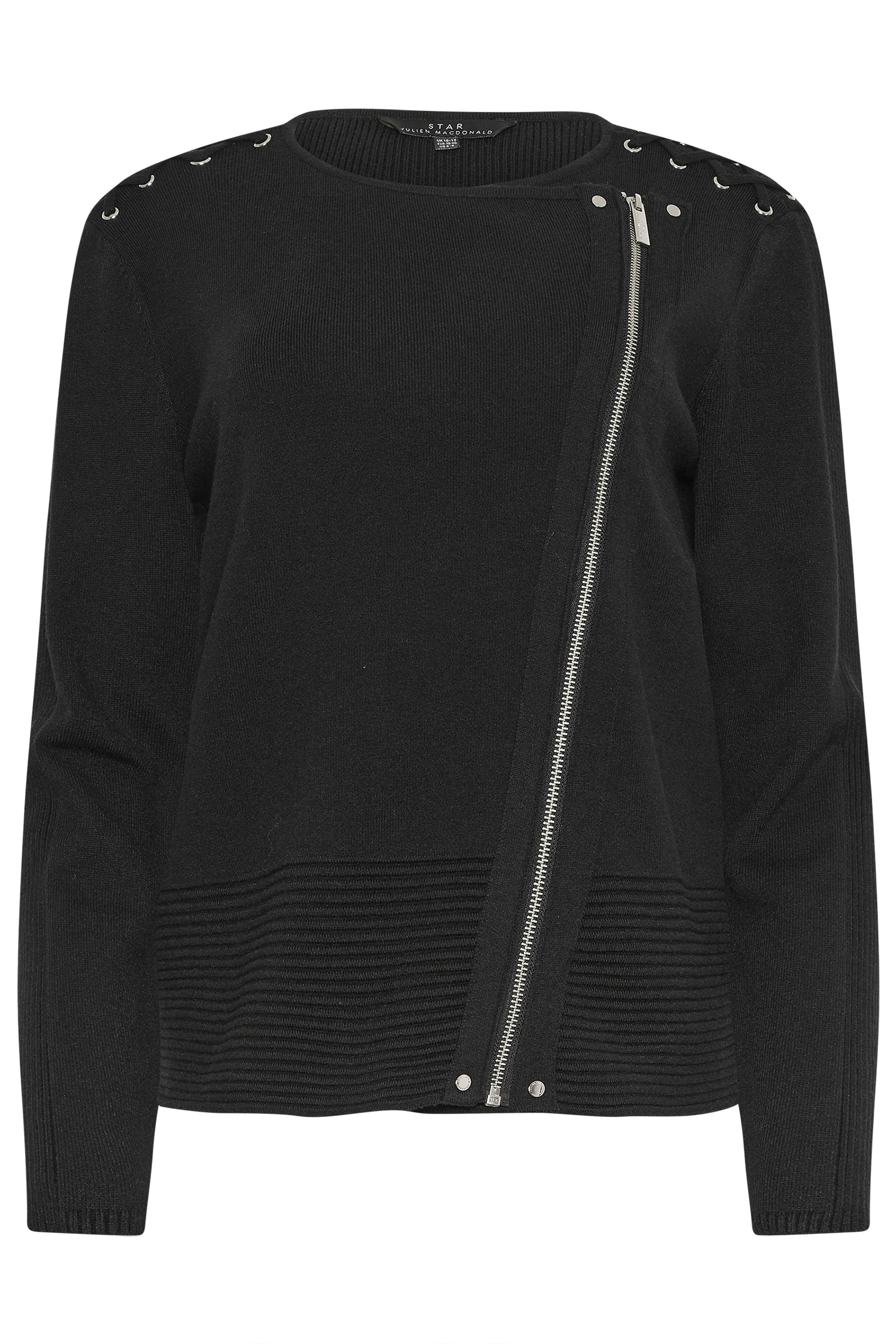 STAR Black Biker Cardigan | StarByJM 2