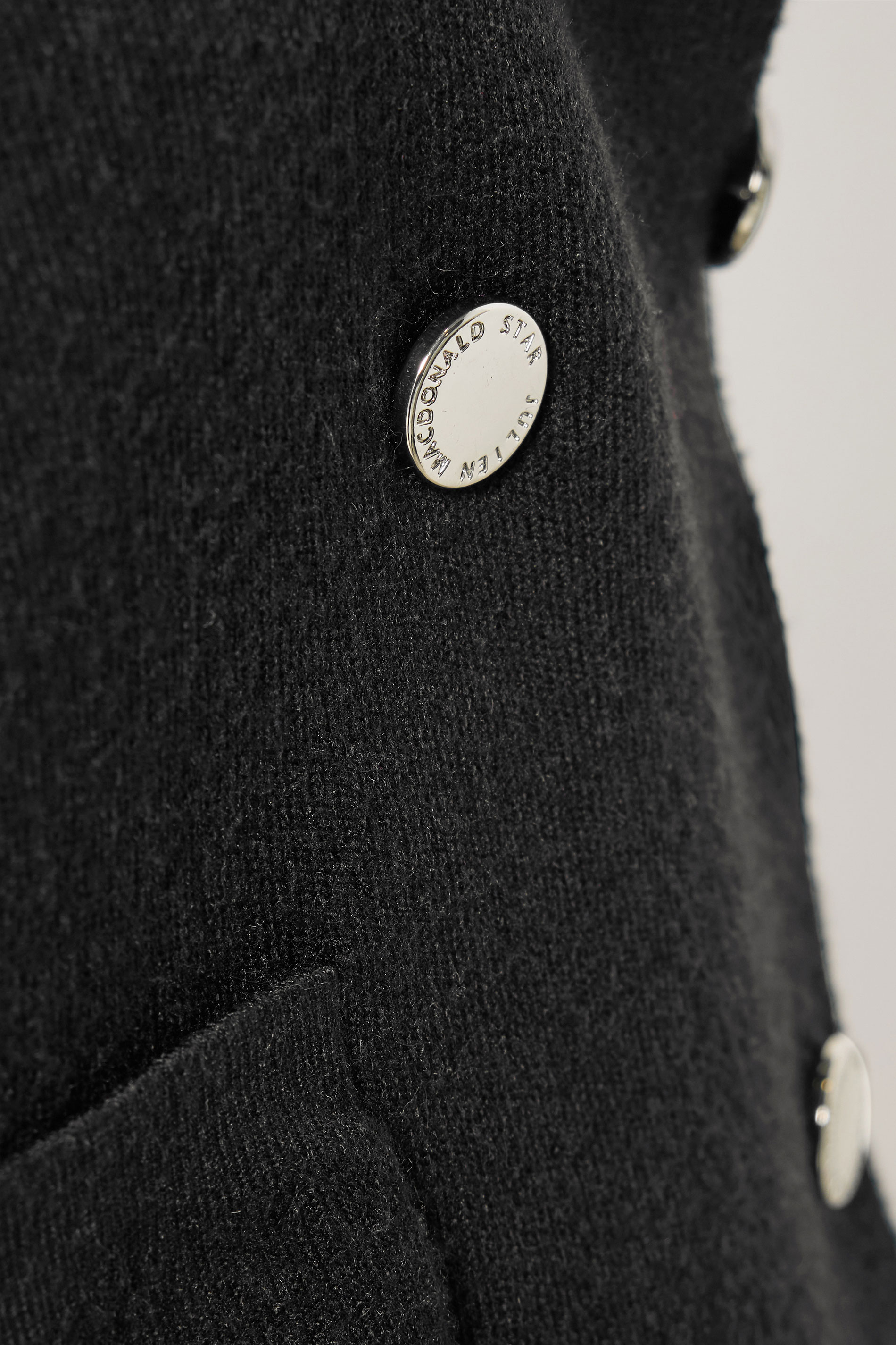 STAR Black Military Button Cardigan | StarByJM 5