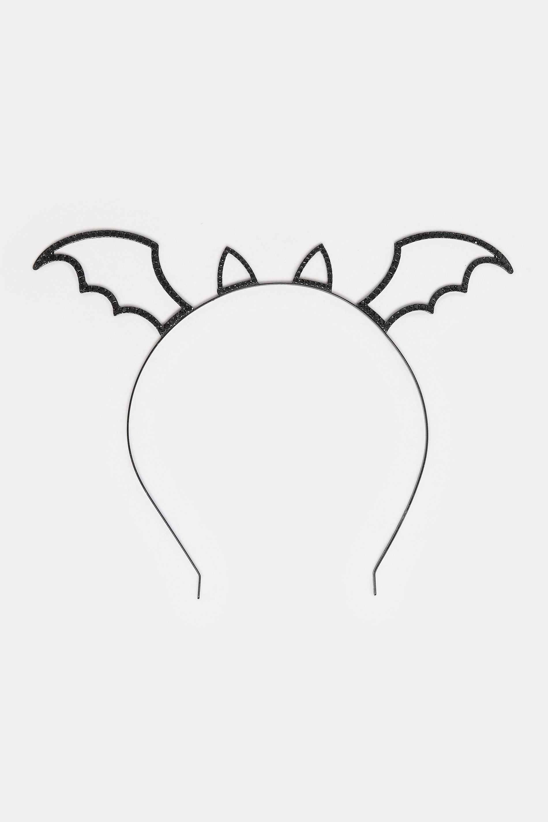 Black Novelty Bat Halloween Headband | Yours Clothing 2