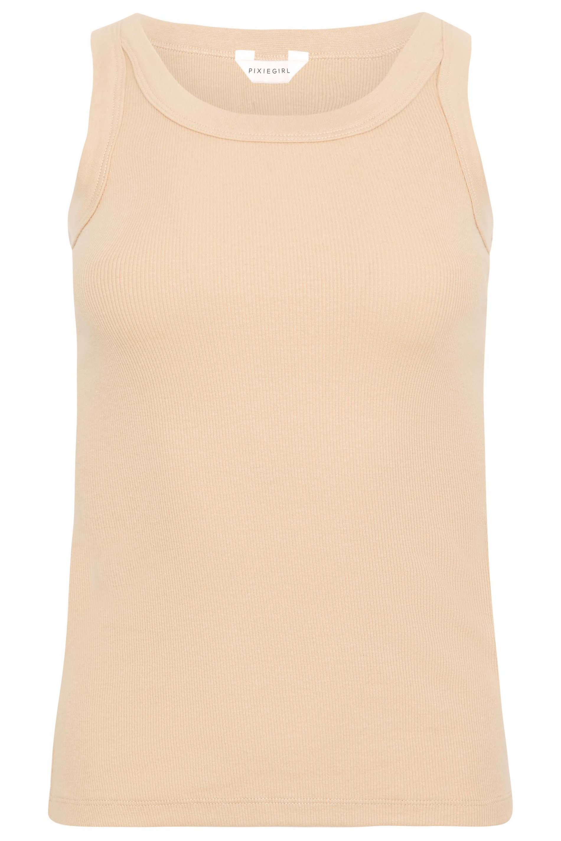 PixieGirl Petite Women's 3 PACK Black & White Ribbed Vest Top | PixieGirl 11