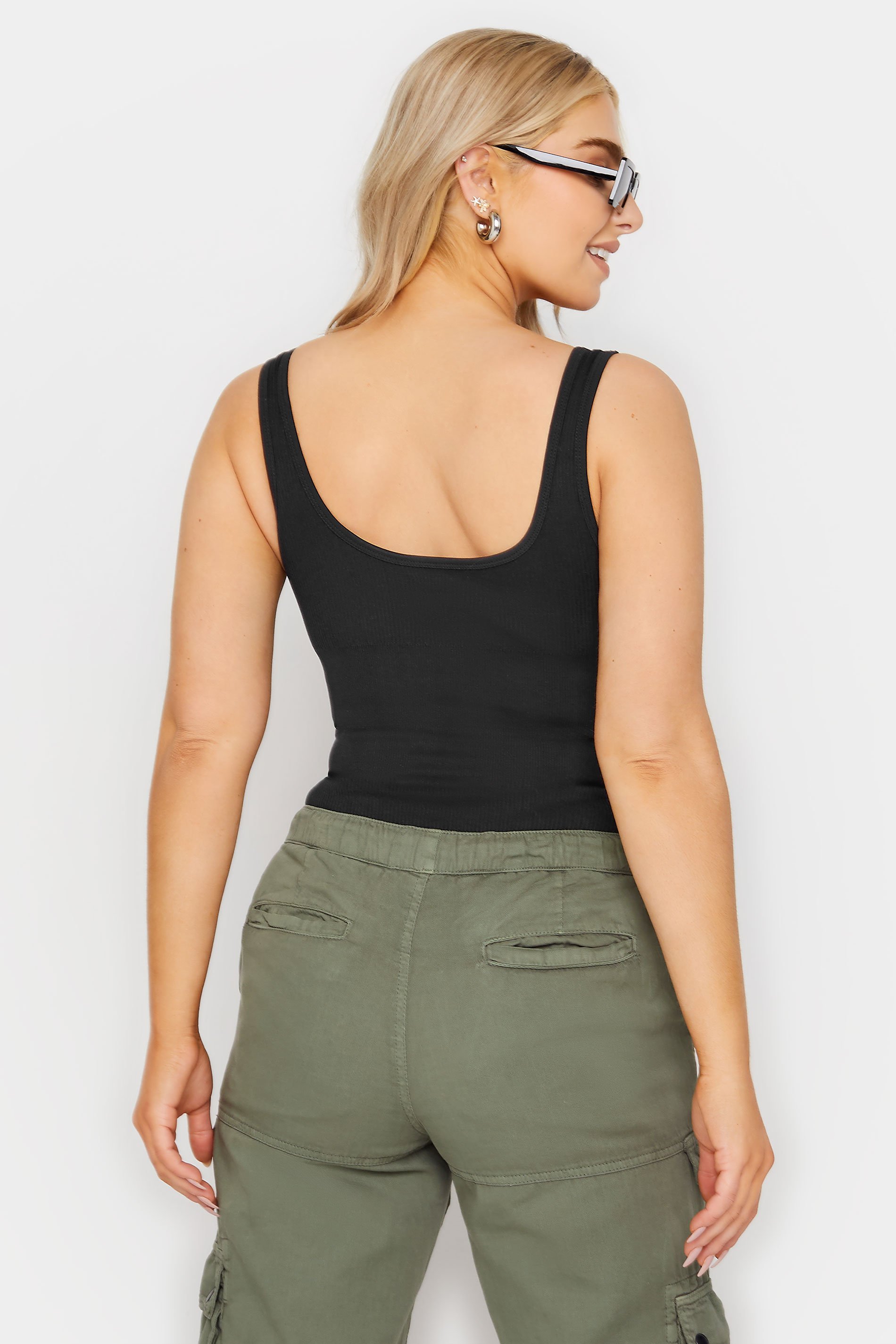 Black Ribbed Seamless Bodysuit | PixieGirl 4