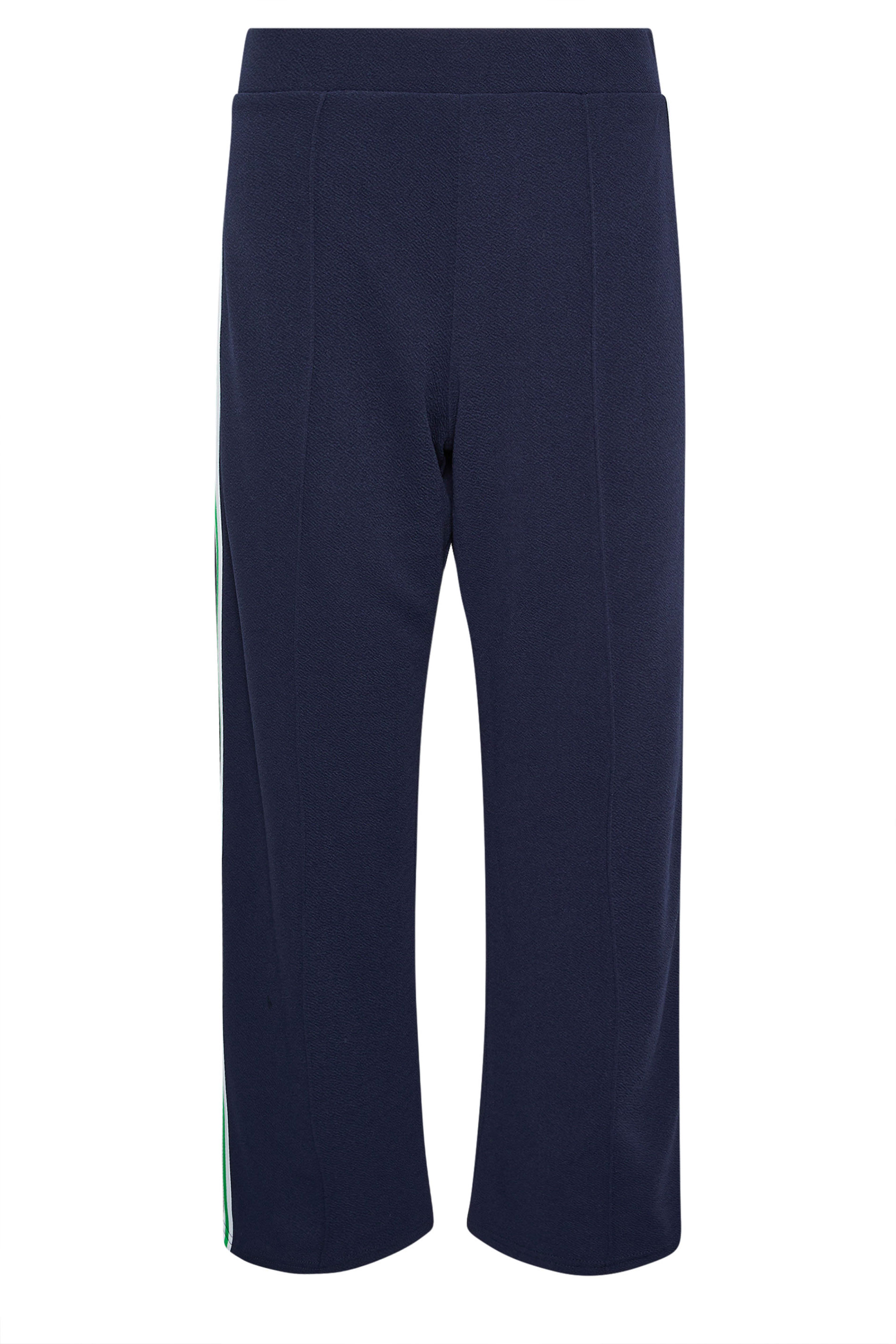 PixieGirl Petite Women's Navy Blue Side Stripe Trousers | PixieGirl 5