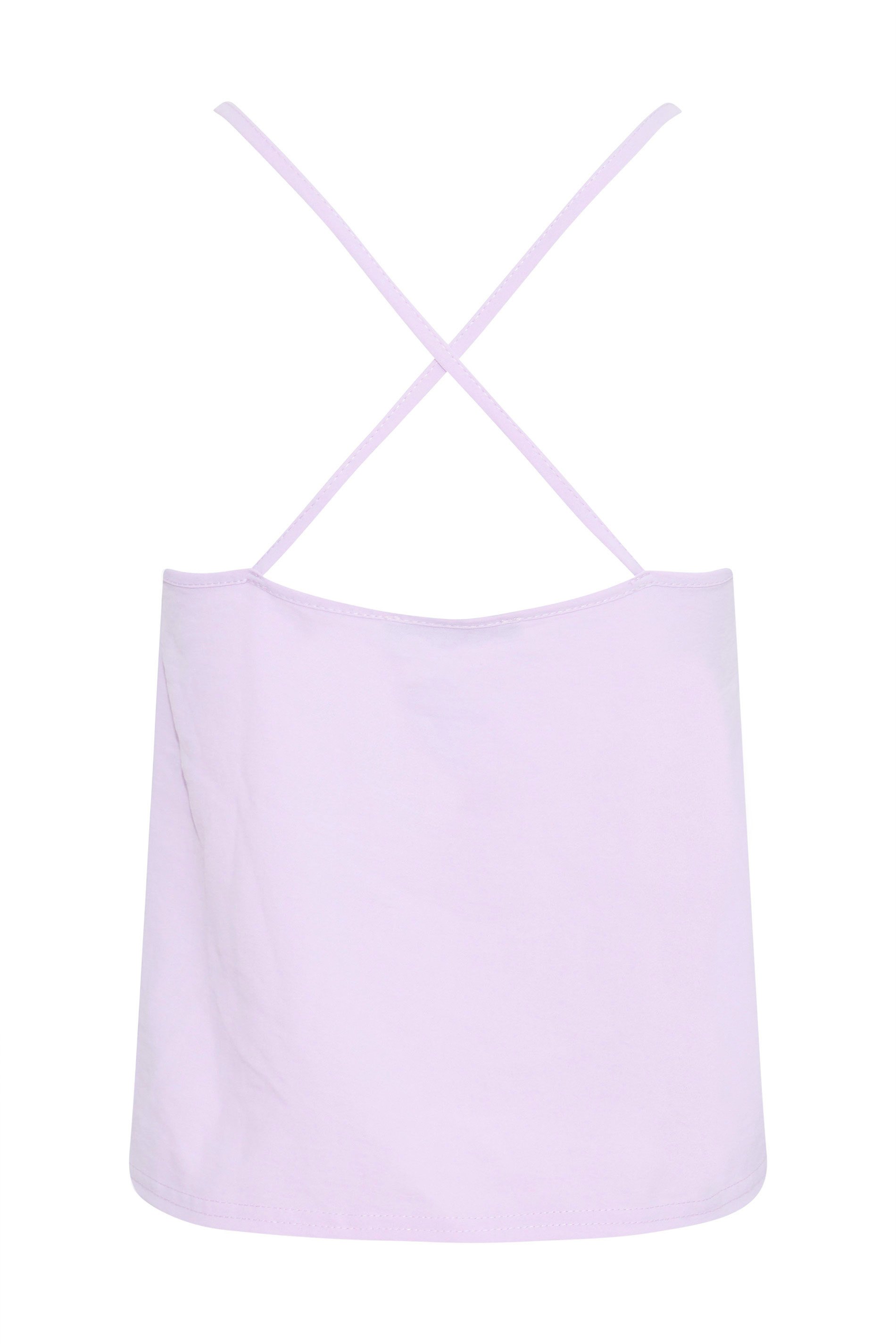 Petite Lilac Purple Cross Back Cami Top | PixieGirl  7