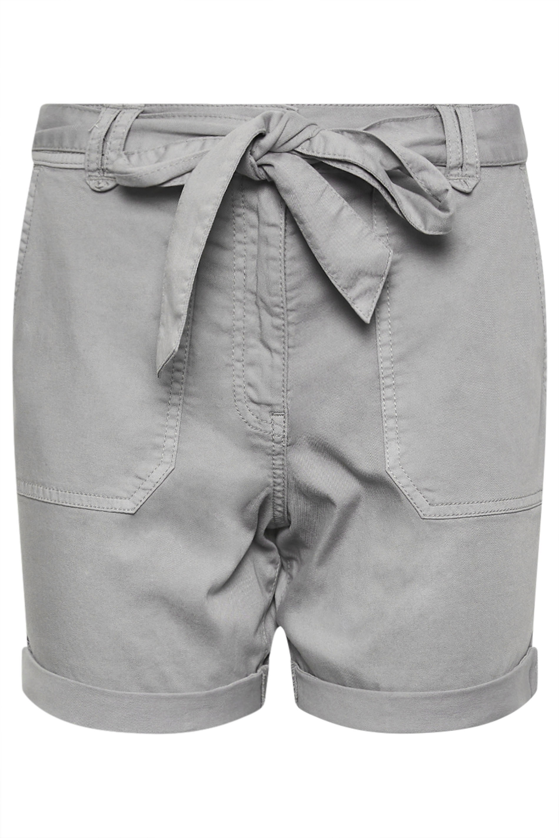 M&Co Petite Grey Cargo Shorts | M&Co 5