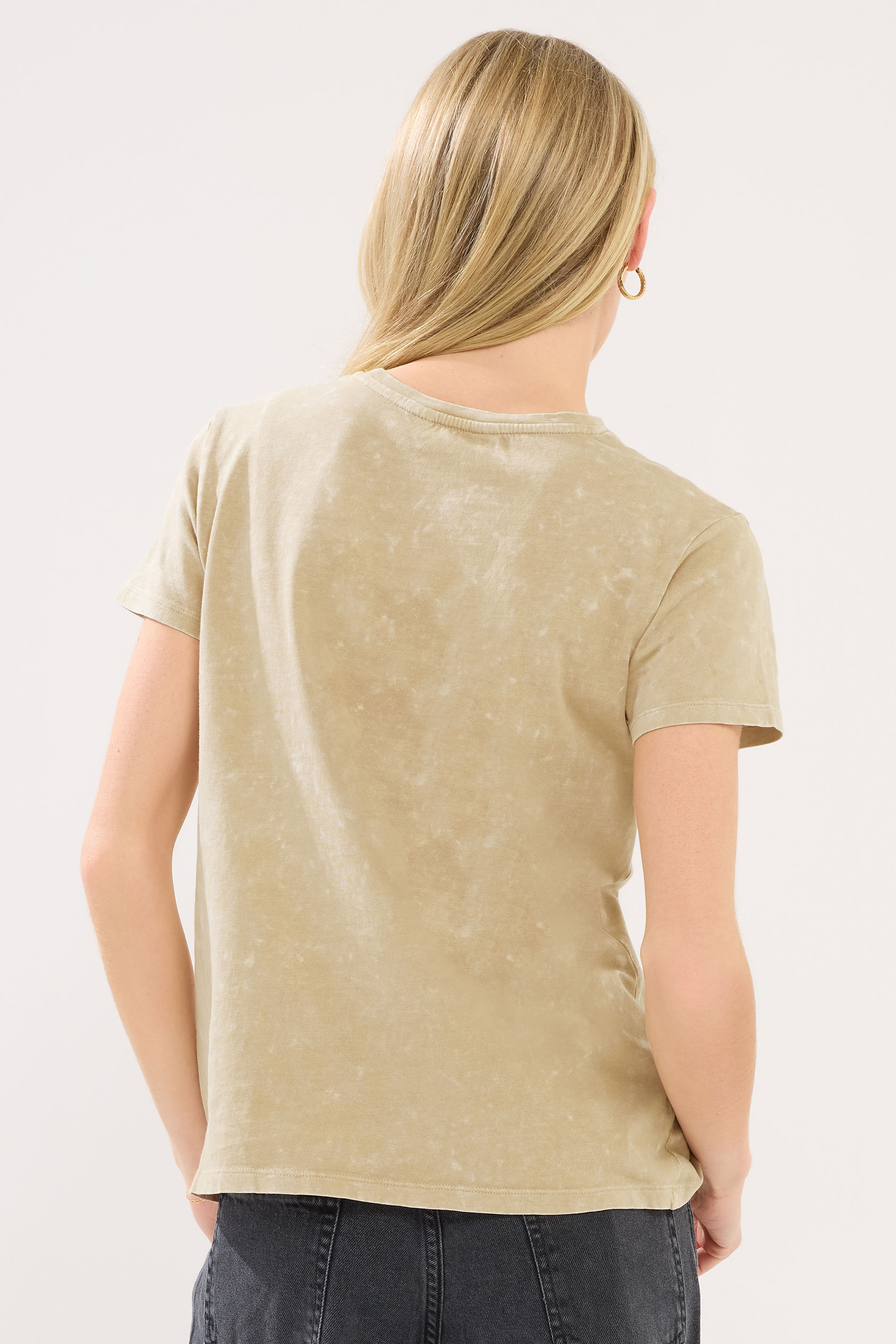 PixieGirl Petite Women's Natural Brown 'Dreamer' Slogan T-Shirt | PixieGirl 3