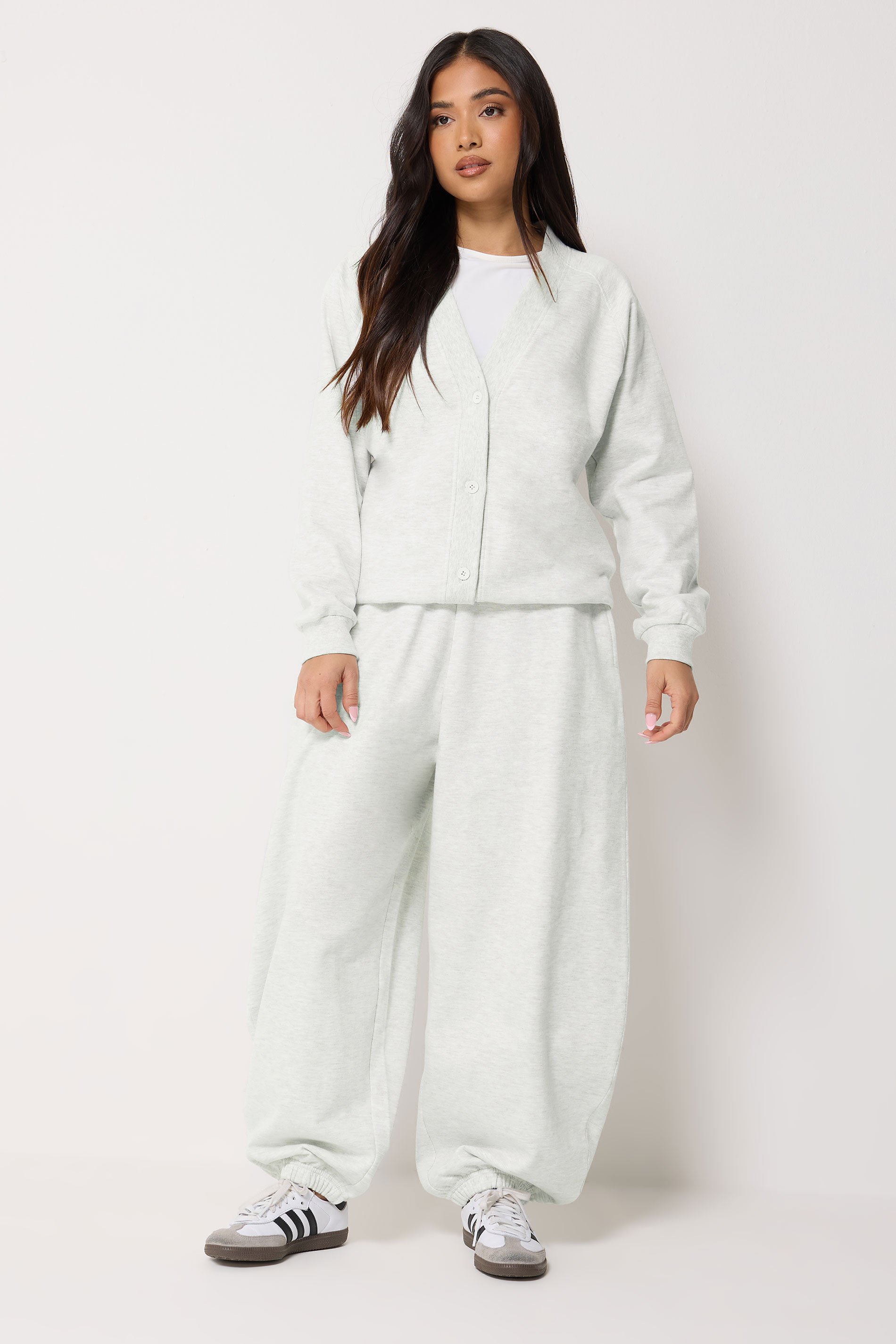 PixieGirl Petite Women's Grey Marl Cardigan | PixieGirl 1