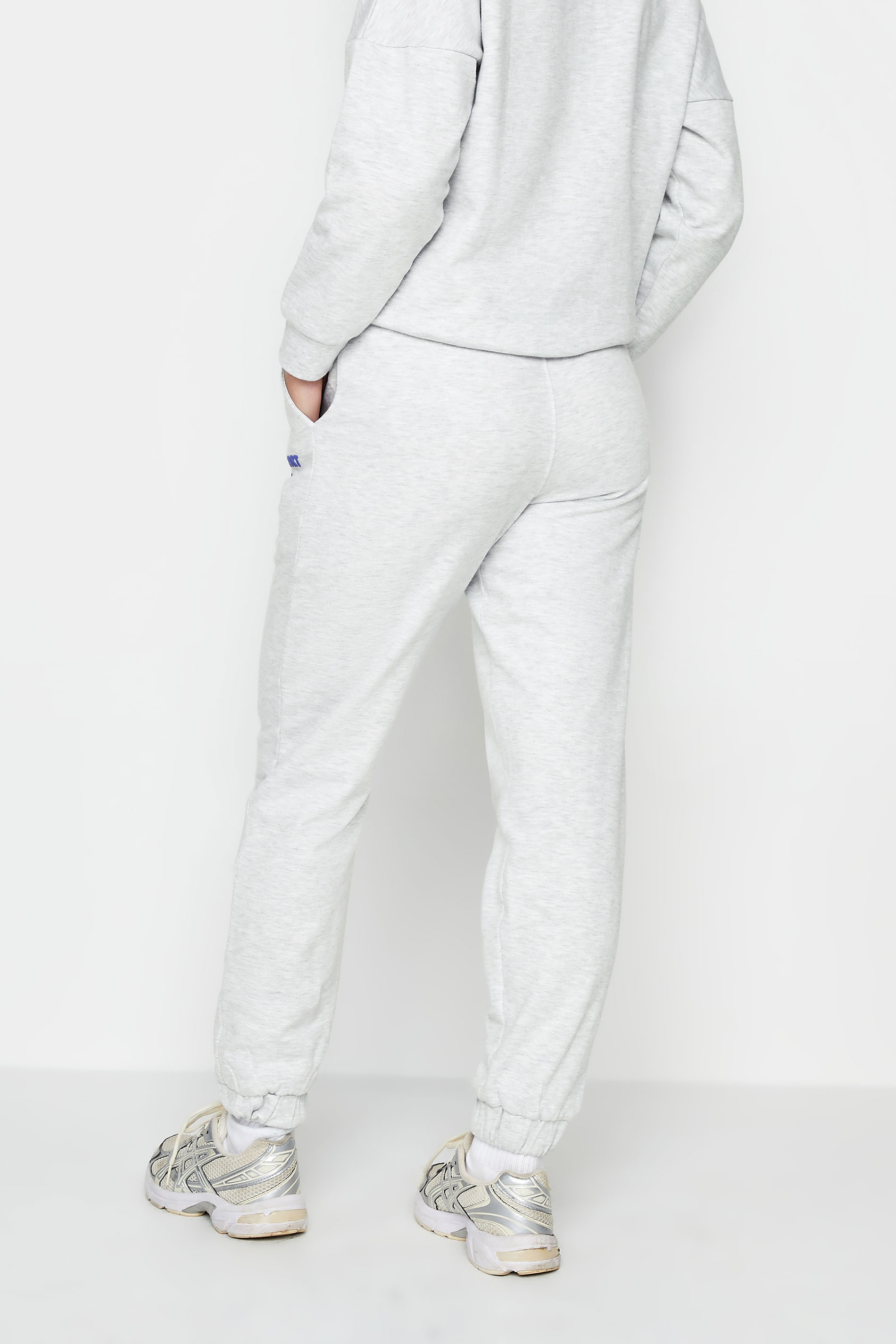 PixieGirl Petite Grey 'Pixie Sport' Slogan Joggers | PixeGirl  4