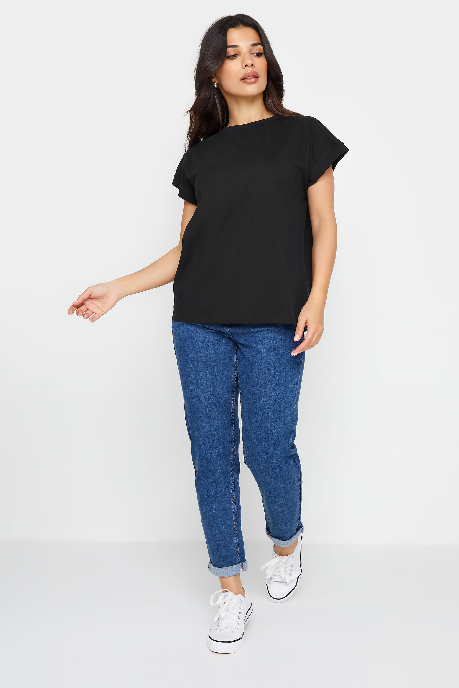 PixieGirl Petite Women's Black Short Sleeve T-Shirt | PixieGirl 2