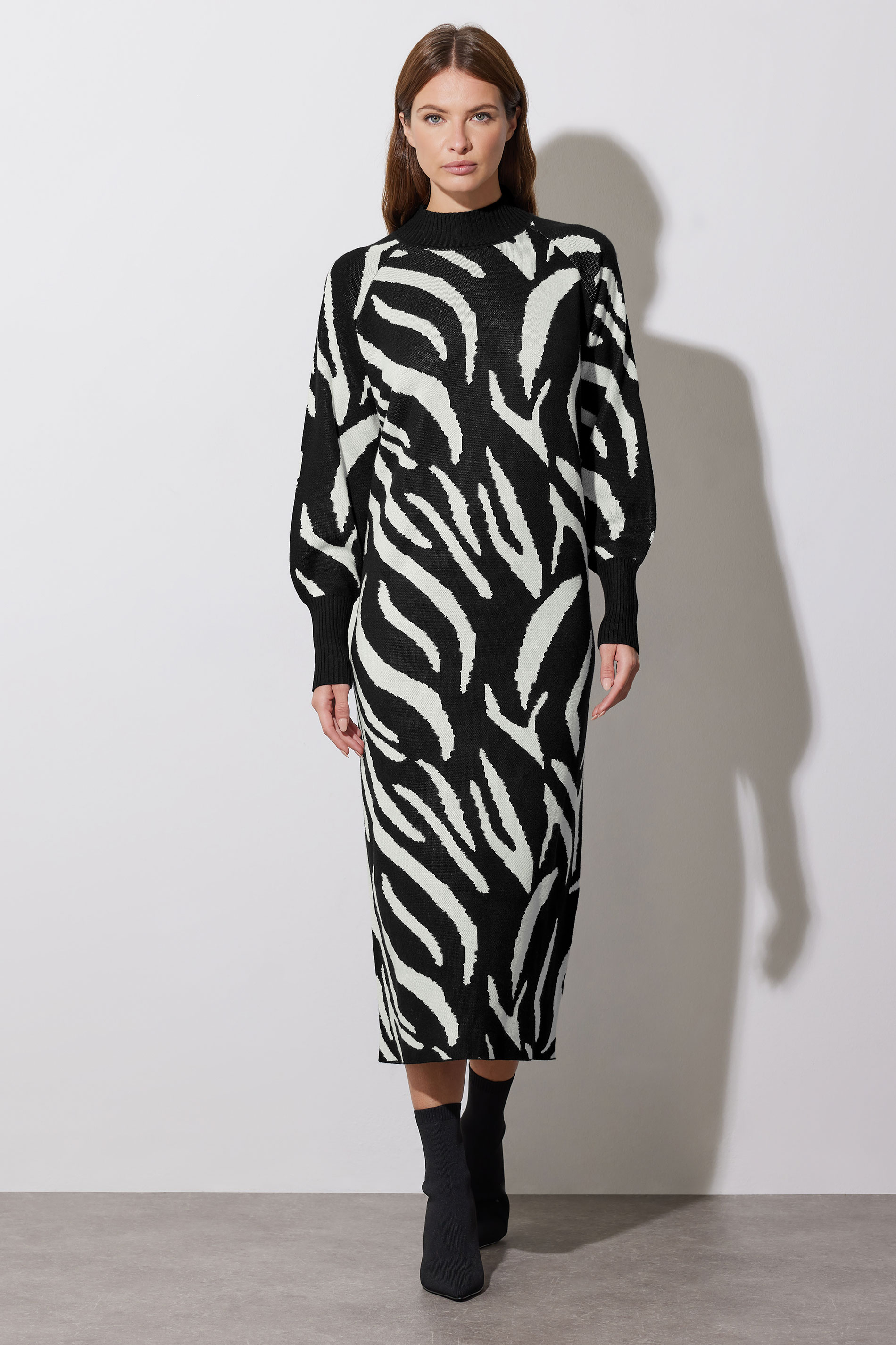 STAR Black Zebra Jumper Dress | STAR x JM 2