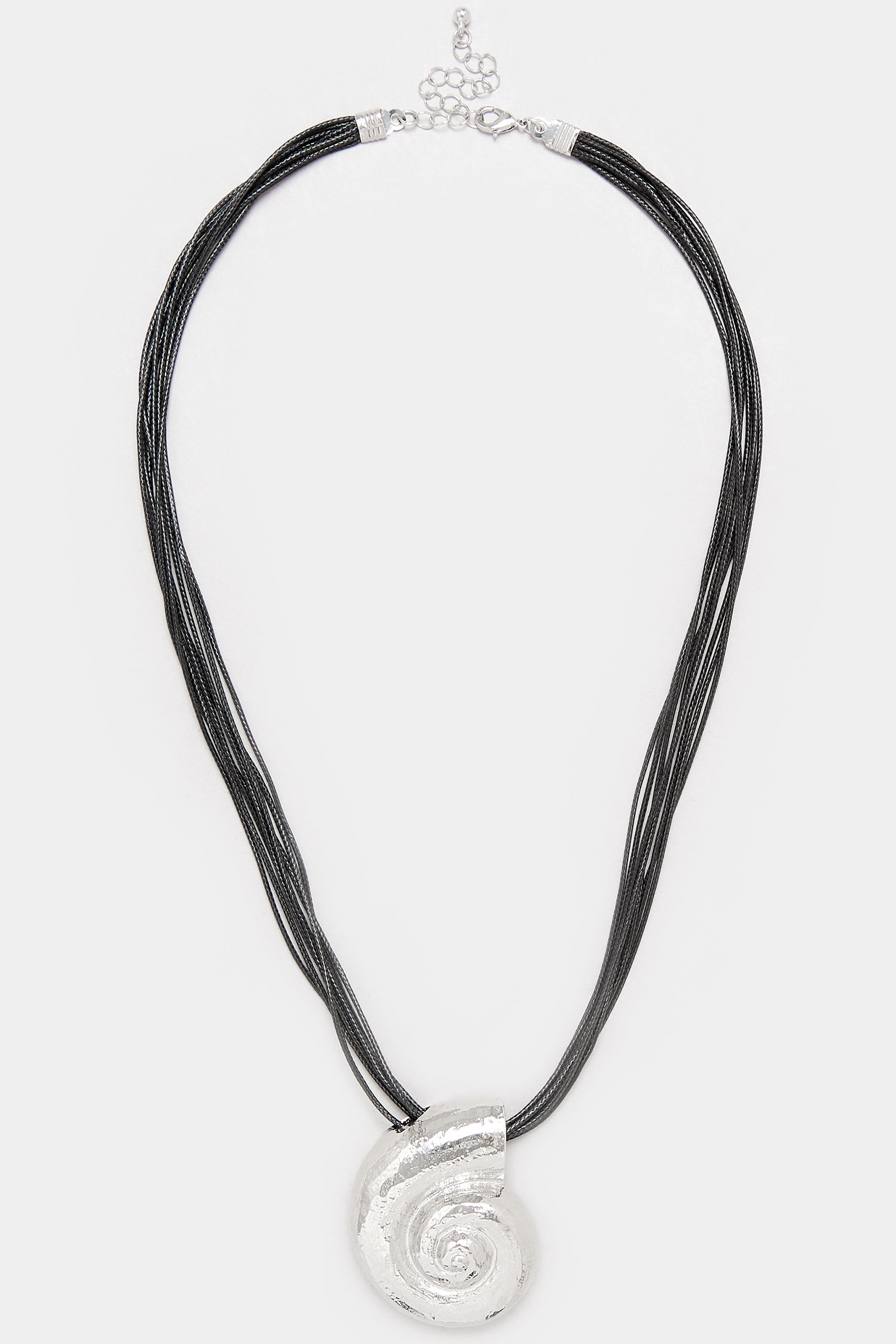 Silver Tone Shell Statement Necklace | Yours Clothing 2