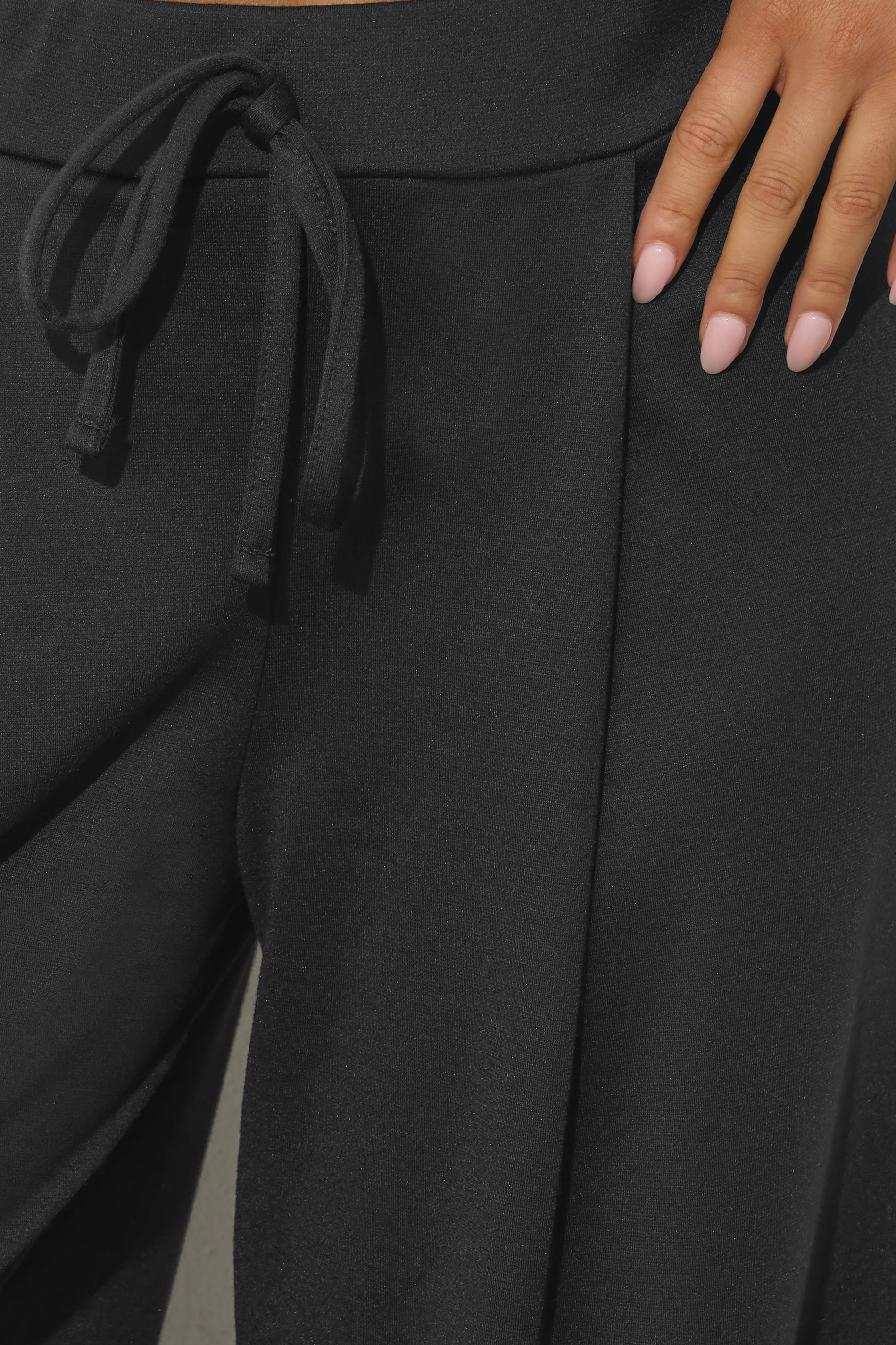 PixieGirl Petite Women's Black Ponte Palazzo Trousers | PixieGirl 4